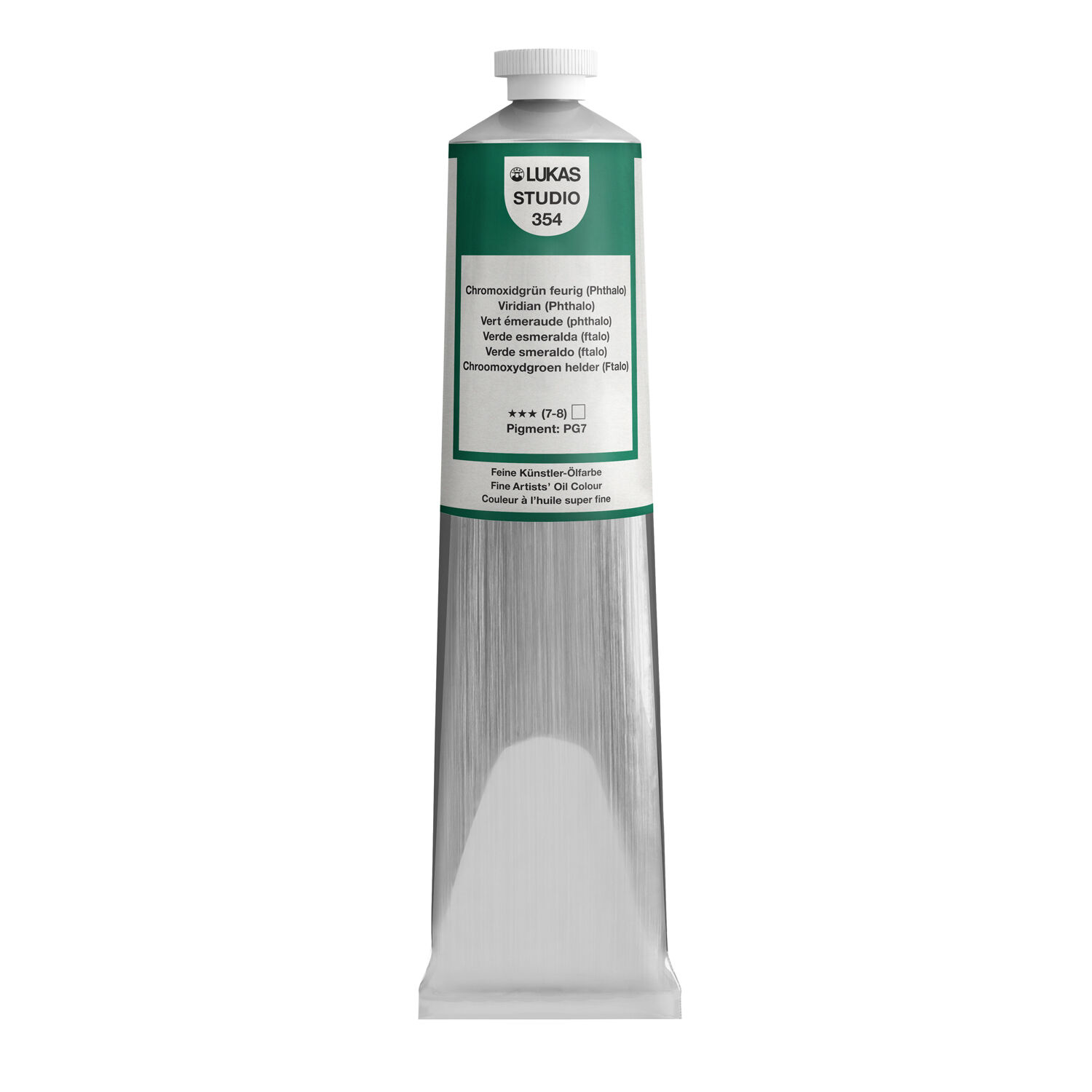 NEU LUKAS STUDIO OIL / lmalfarbe, 200 ml, Chromoxidgrn feurig (Phthalo)