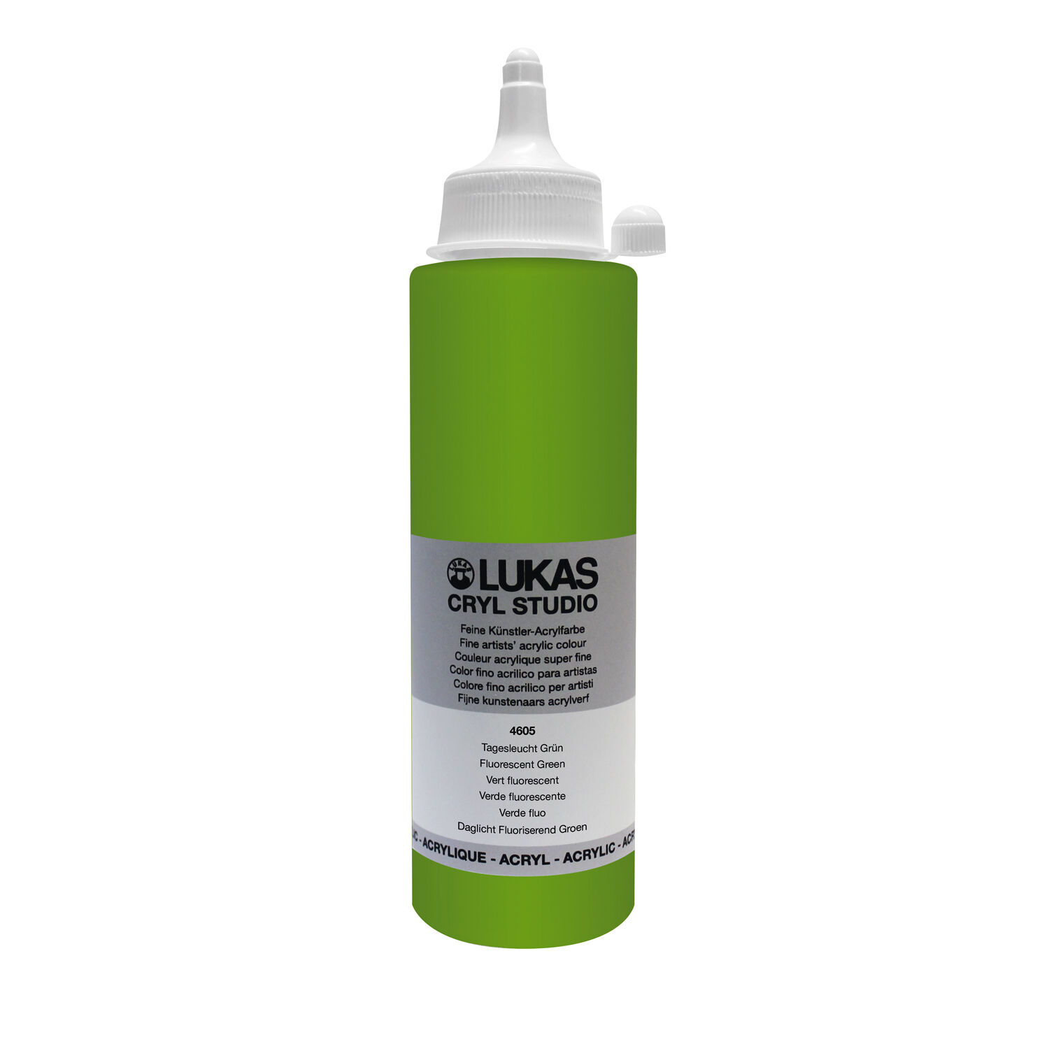 NEU LUKAS CRYL STUDIO / Acrylfarbe, Tagesleuchtfarbe 250 ml, Grn