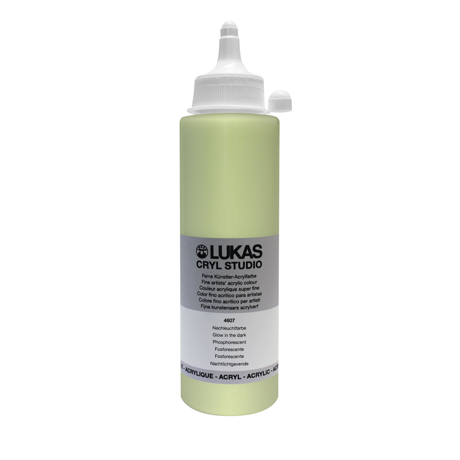 NEU LUKAS CRYL STUDIO / Acrylfarbe, Tagesleuchtfarbe 250 ml, Kolibrigrn