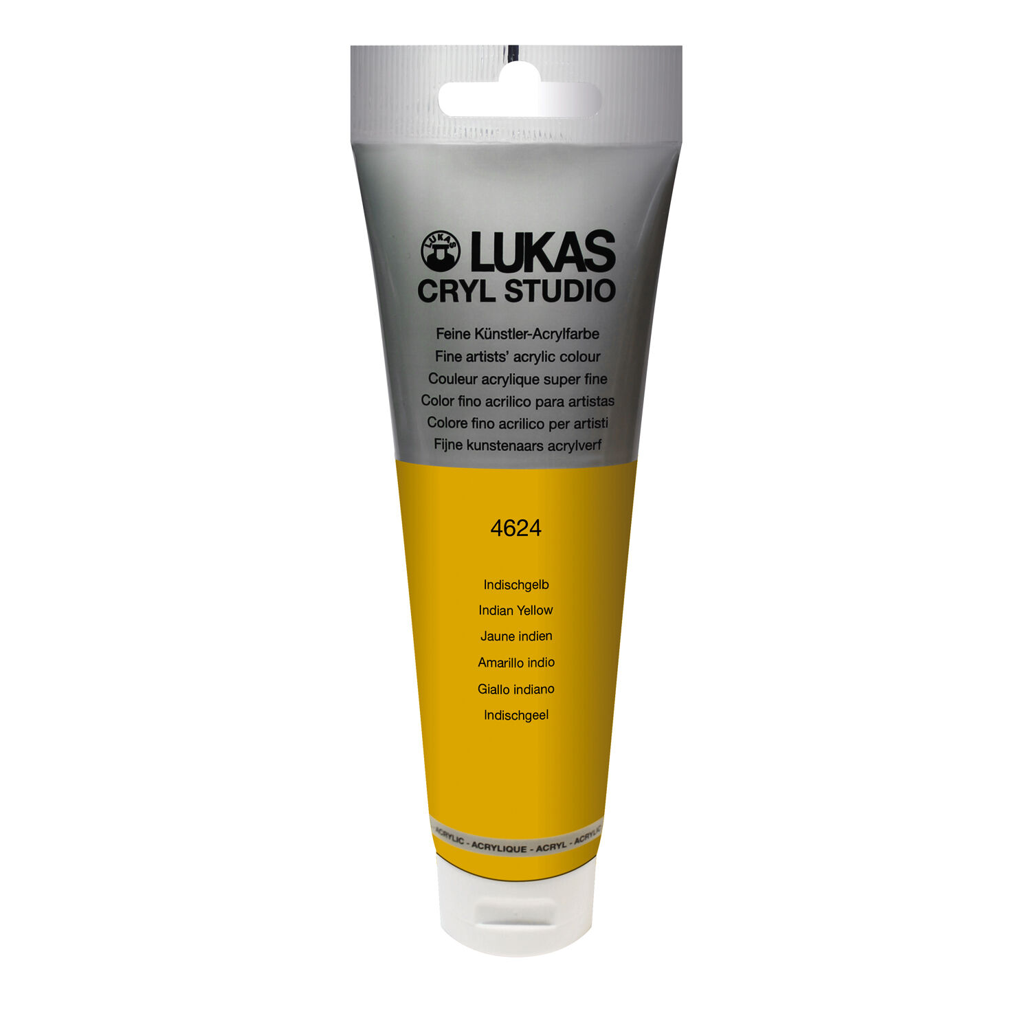 NEU LUKAS CRYL STUDIO / Acrylfarbe, 125 ml, Indischgelb