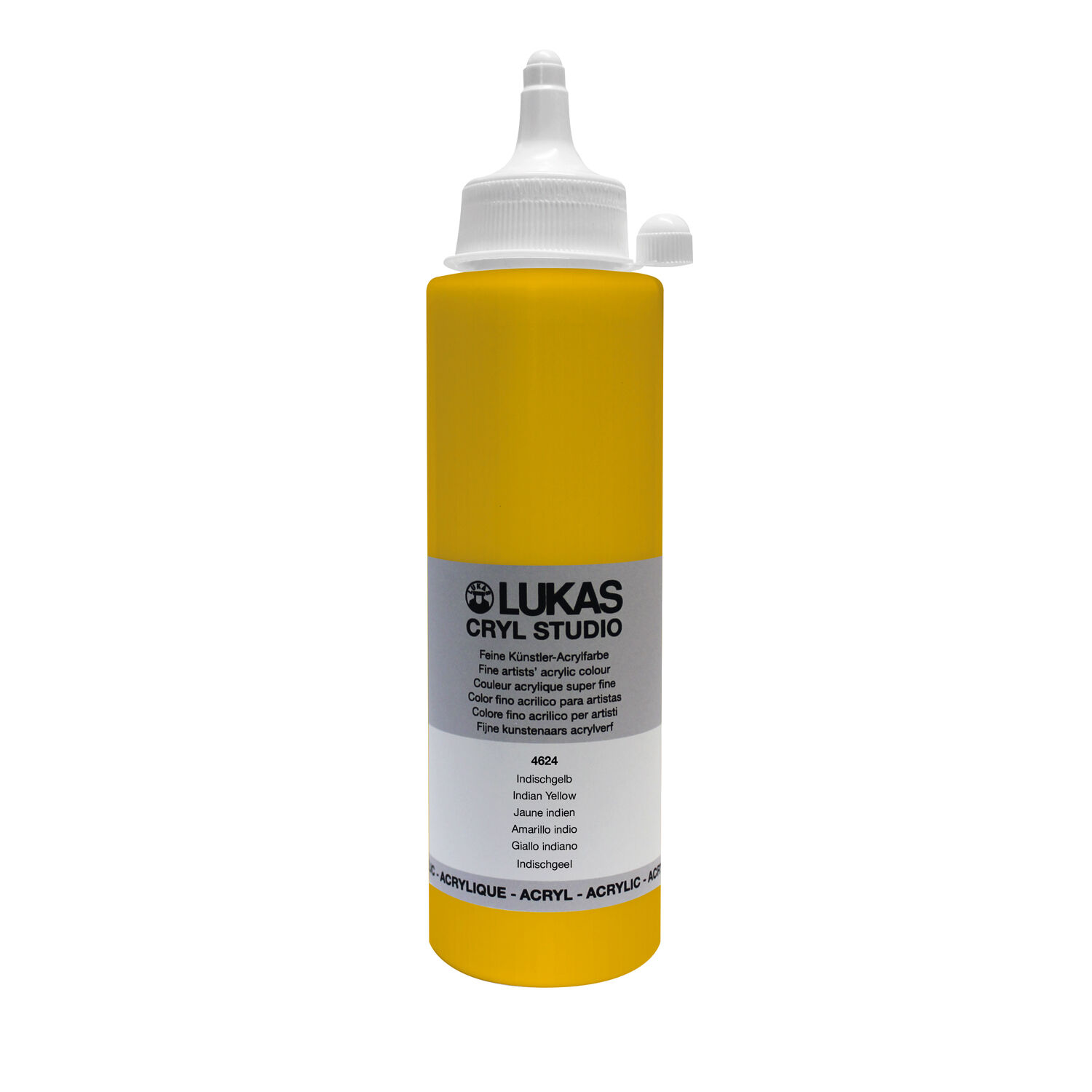 NEU LUKAS CRYL STUDIO / Acrylfarbe, 250 ml, Indischgelb