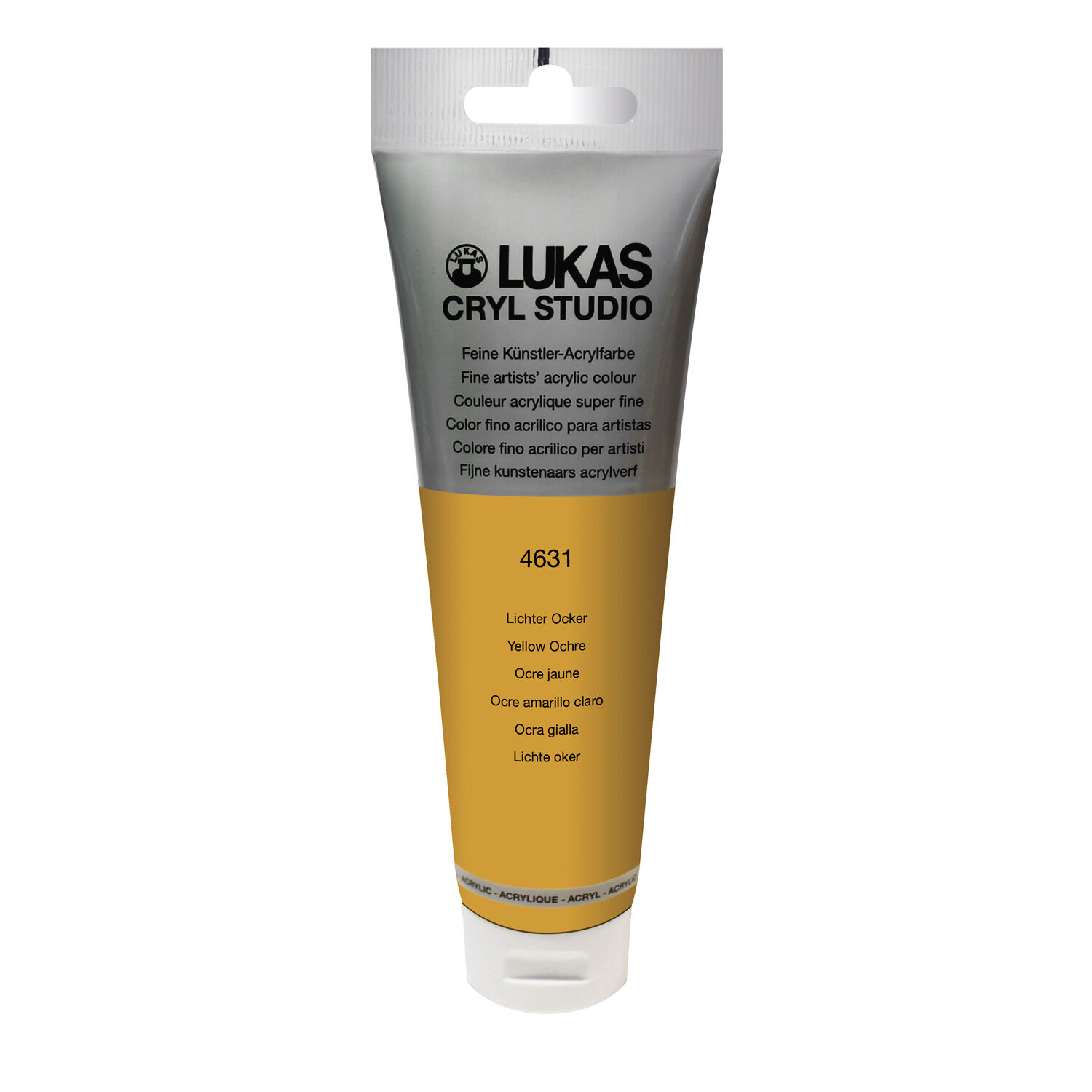 NEU LUKAS CRYL STUDIO / Acrylfarbe, 125 ml, Lichter Ocker