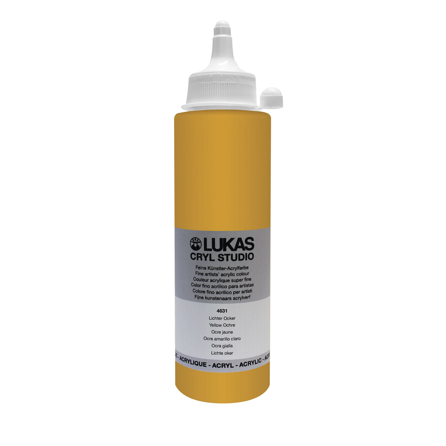 NEU LUKAS CRYL STUDIO / Acrylfarbe, 250 ml, Lichter Ocker