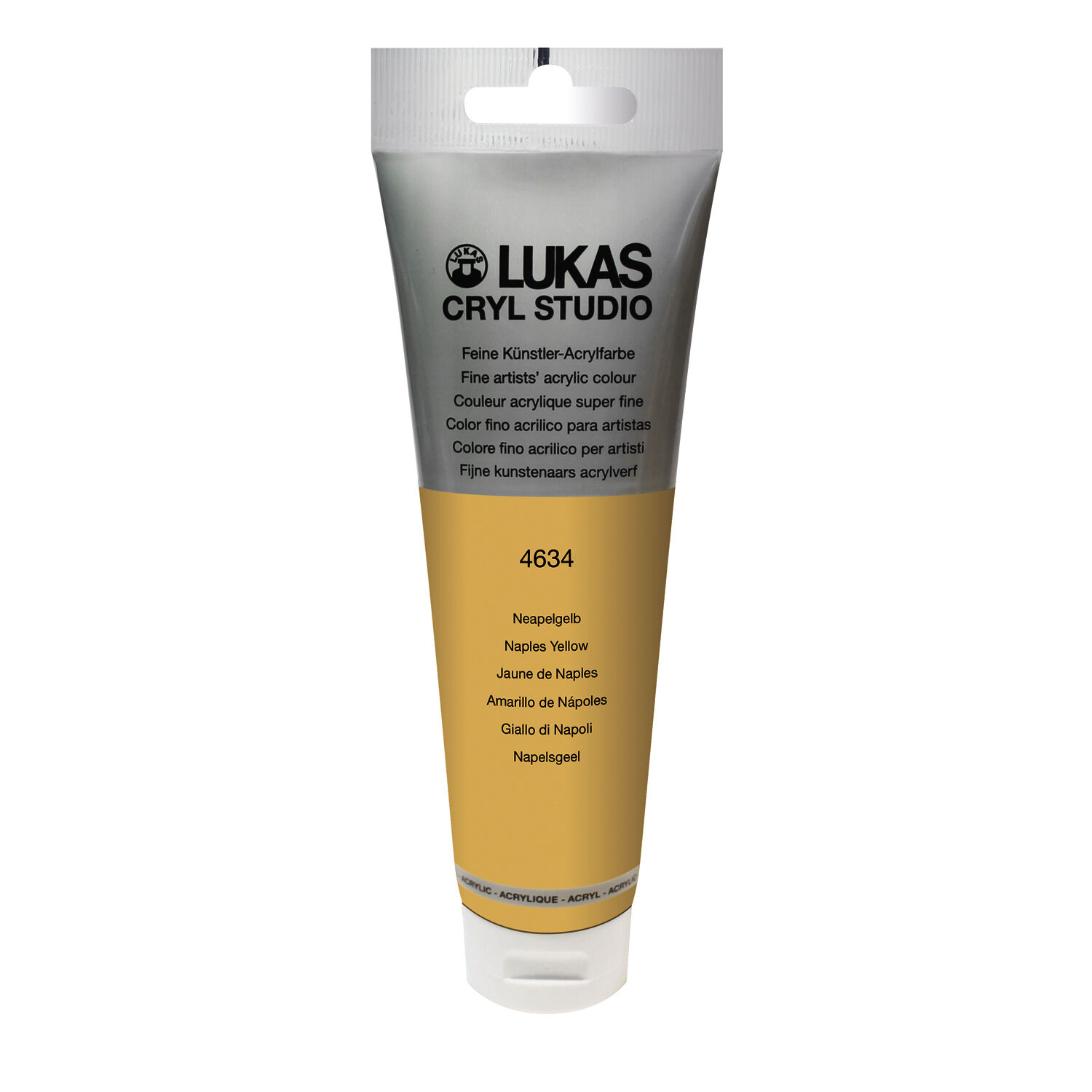 NEU LUKAS CRYL STUDIO / Acrylfarbe, 125 ml, Neapelgelb