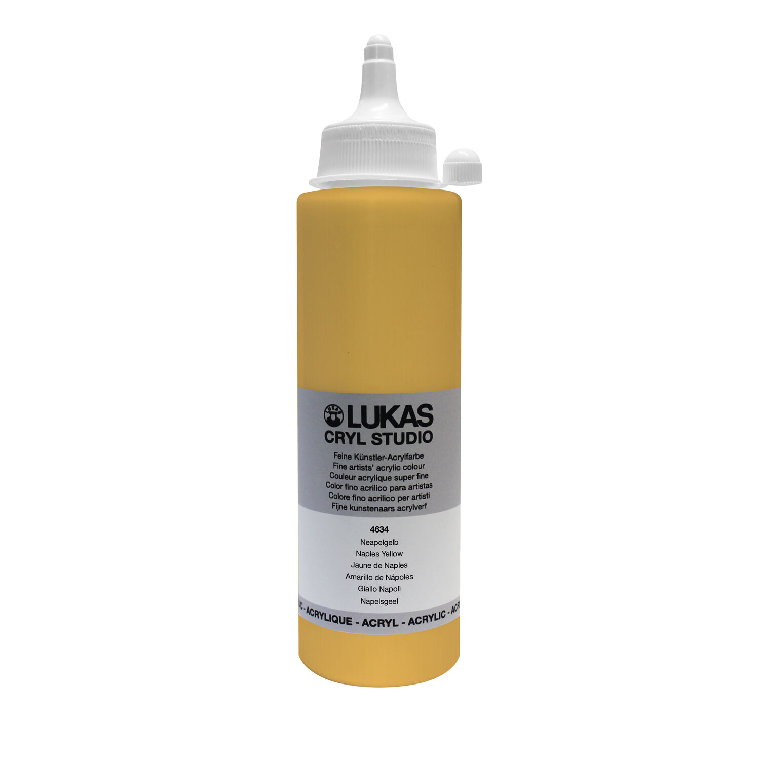 NEU LUKAS CRYL STUDIO / Acrylfarbe, 250 ml, Neapelgelb