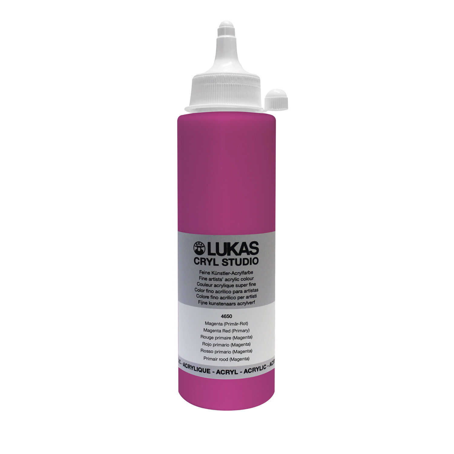 NEU LUKAS CRYL STUDIO / Acrylfarbe, 250 ml, Magenta (Primr-Rot)