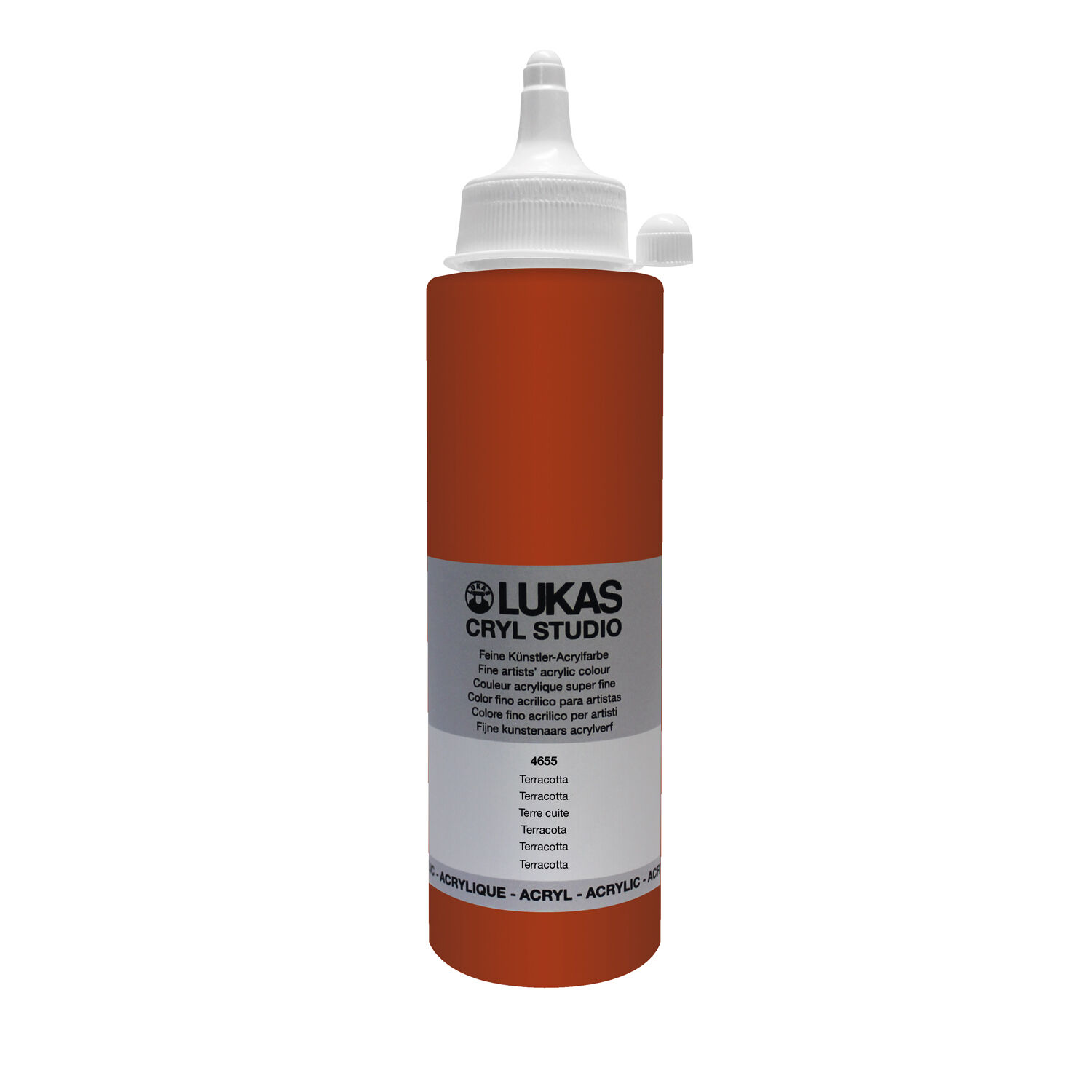 NEU LUKAS CRYL STUDIO / Acrylfarbe, 250 ml, Terracotta