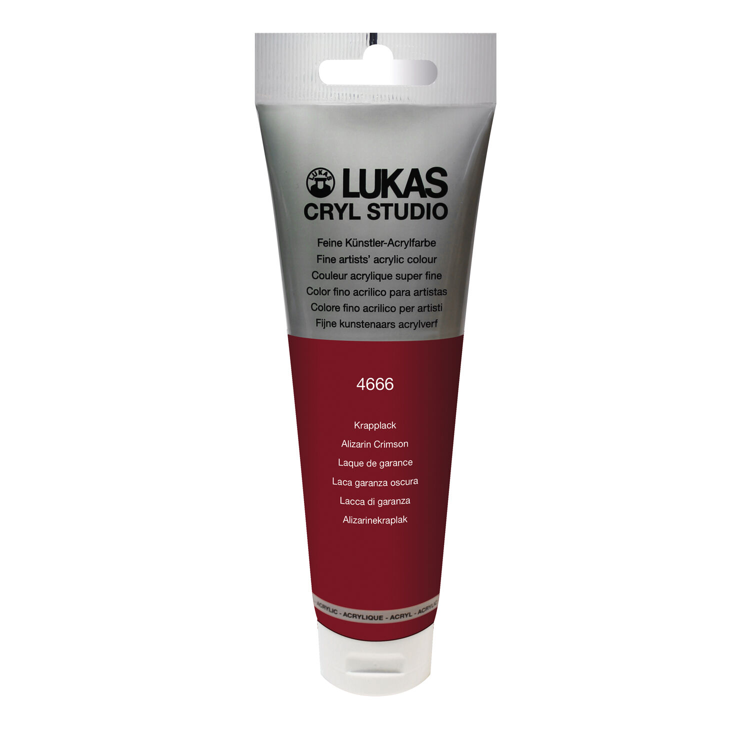 NEU LUKAS CRYL STUDIO / Acrylfarbe, 125 ml, Krapplack