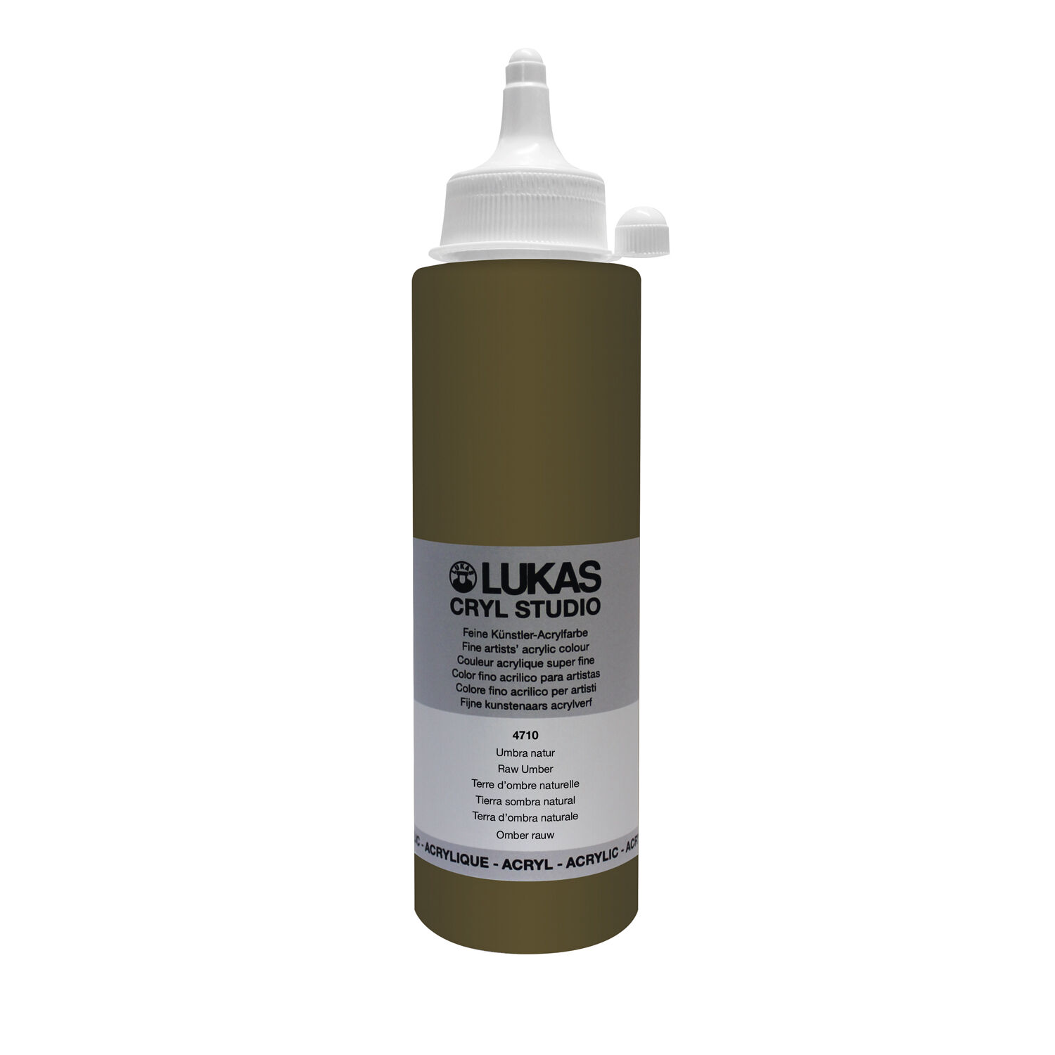 NEU LUKAS CRYL STUDIO / Acrylfarbe, 250 ml, Umbra natur