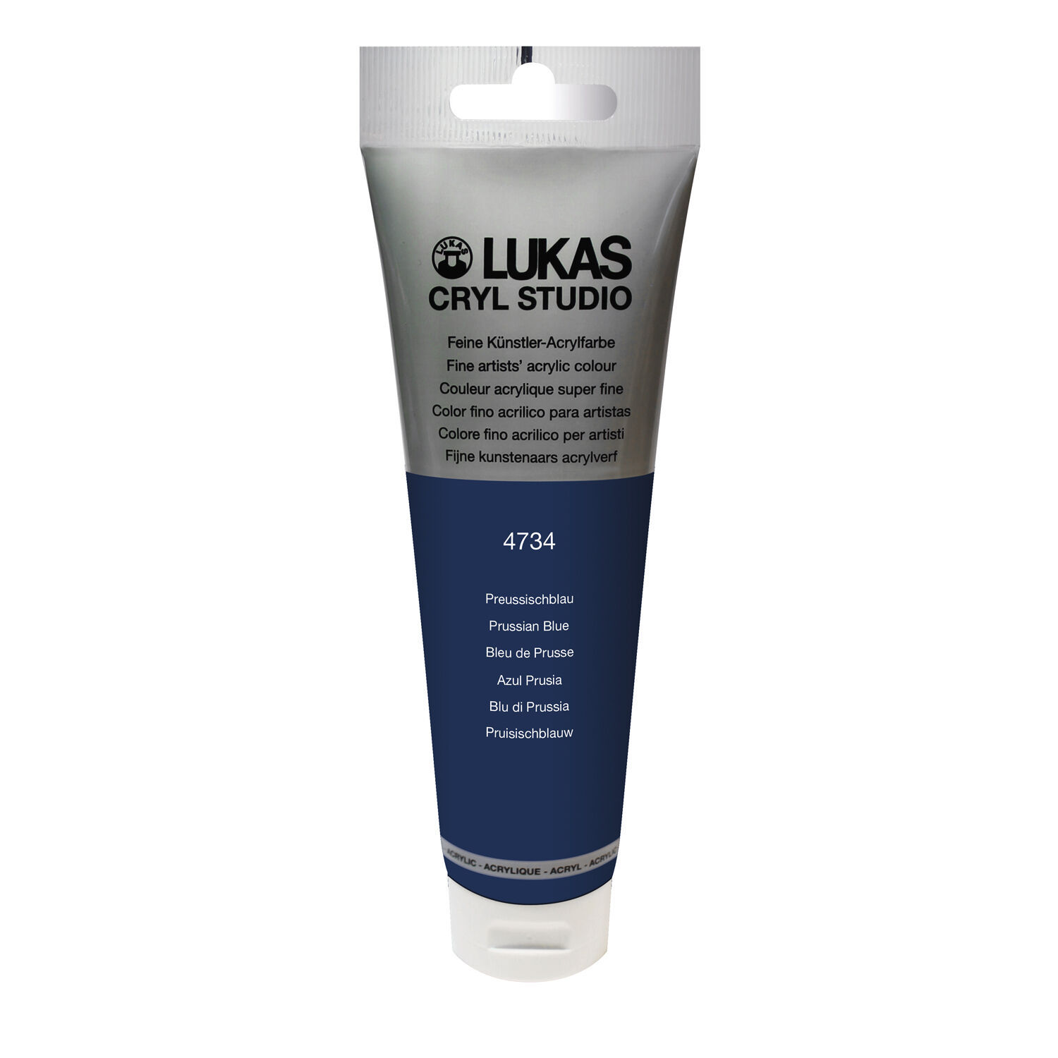 NEU LUKAS CRYL STUDIO / Acrylfarbe, 125 ml, Preussischblau