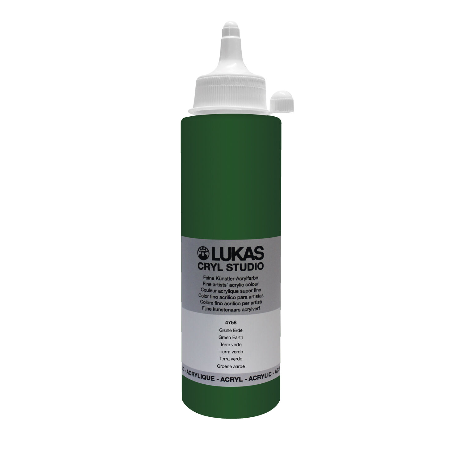 NEU LUKAS CRYL STUDIO / Acrylfarbe, 250 ml, Grne Erde