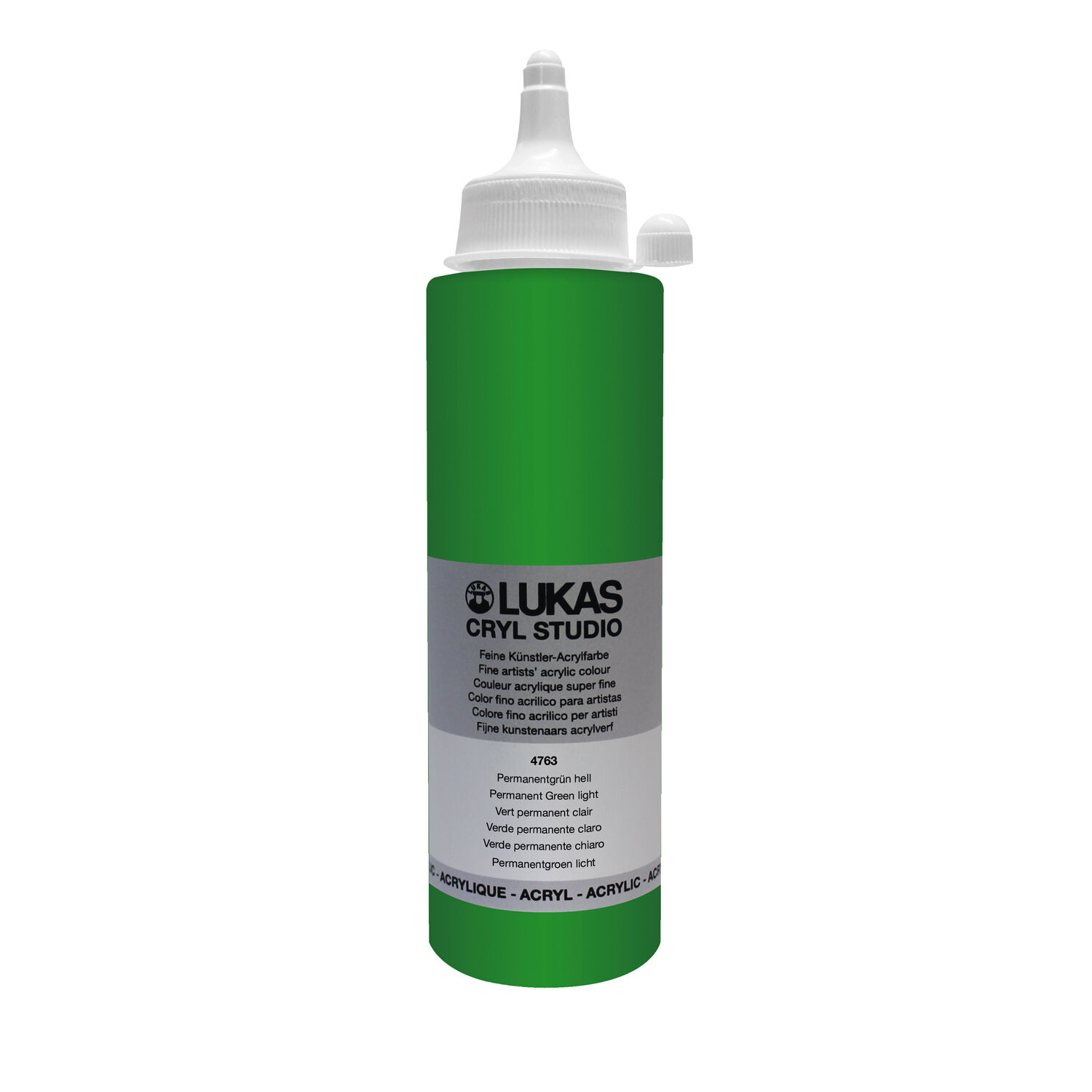 NEU LUKAS CRYL STUDIO / Acrylfarbe, 250 ml, Permanentgrn hell