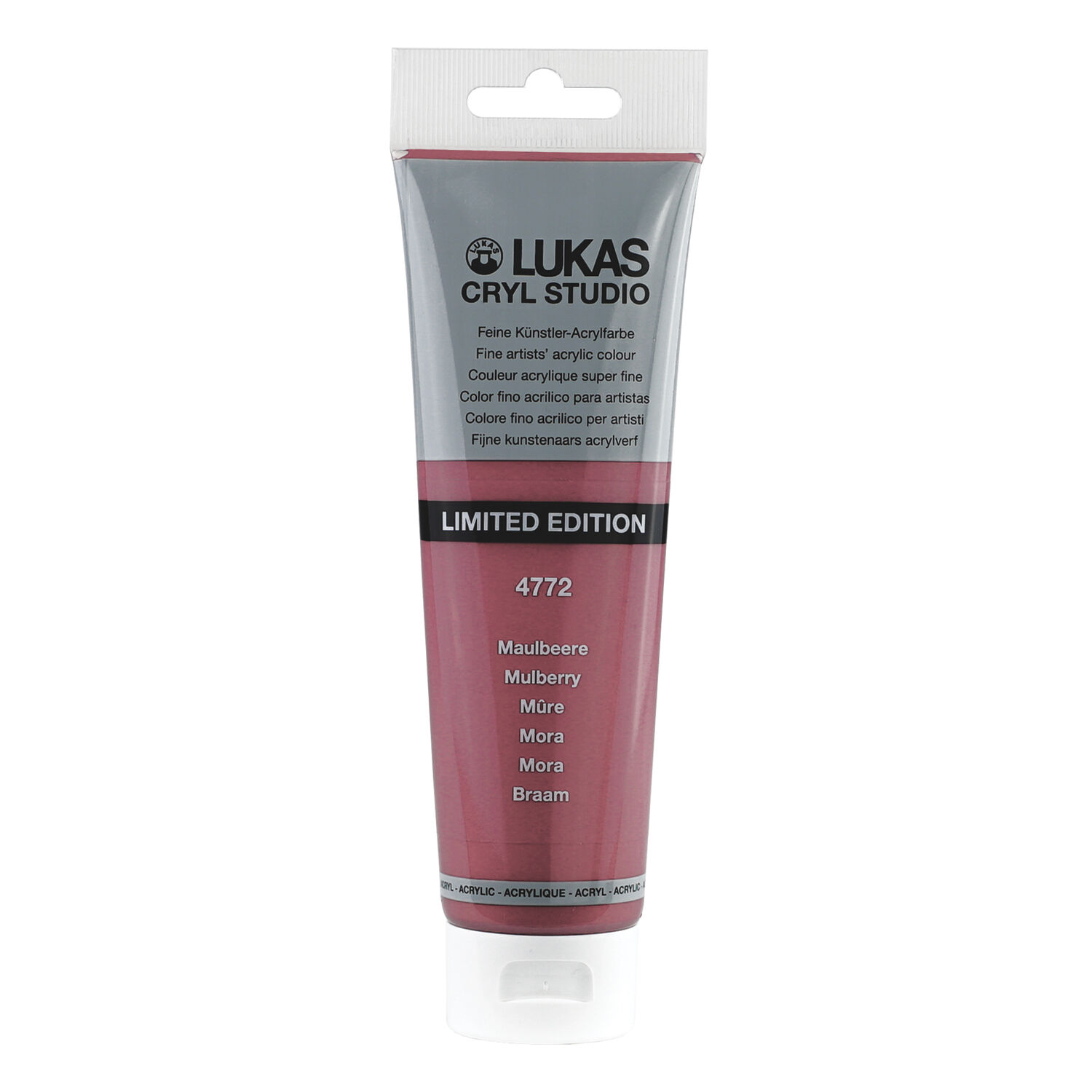 NEU LUKAS CRYL STUDIO / Acrylfarbe, 125 ml, Maulbeere