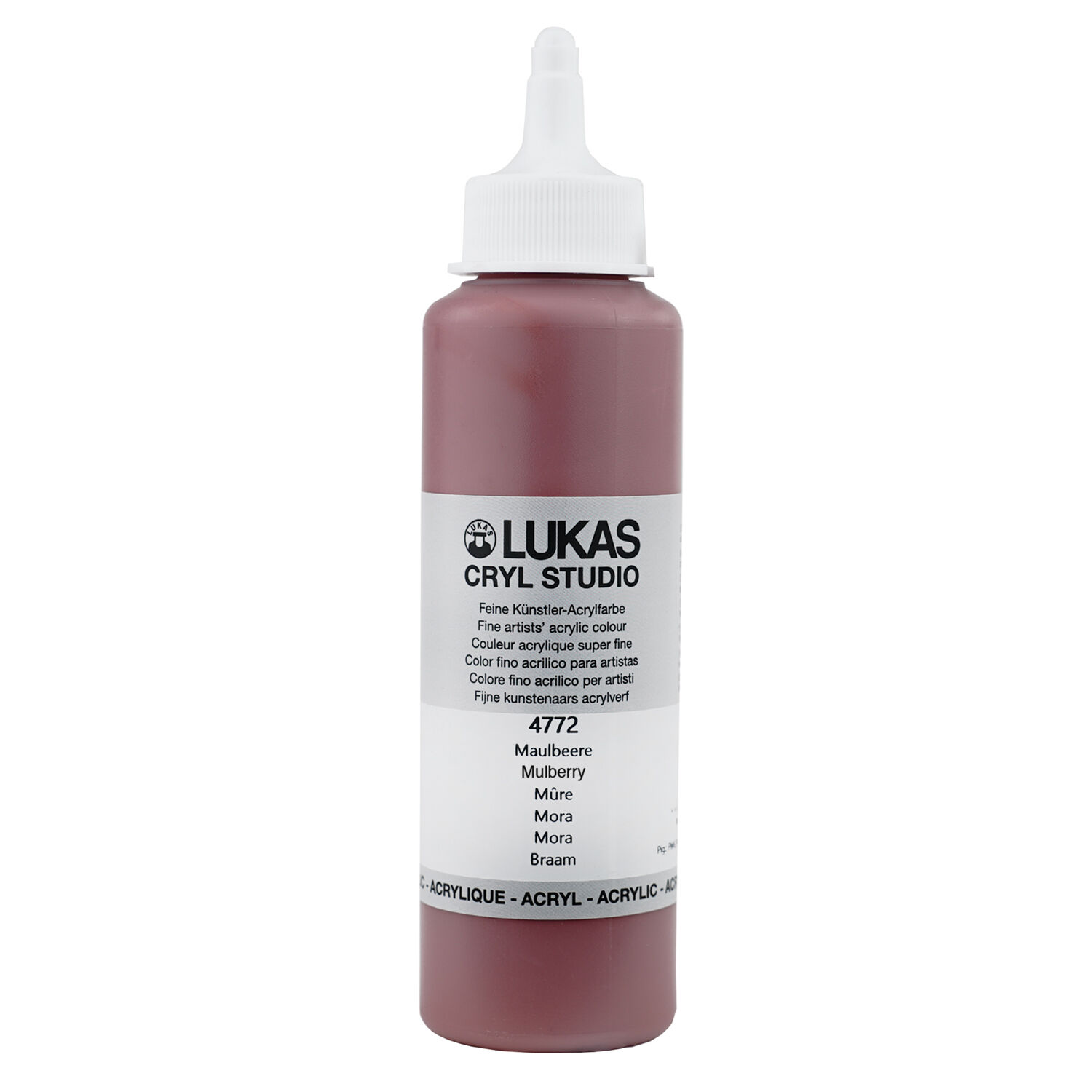 NEU LUKAS CRYL STUDIO / Acrylfarbe, 250 ml, Maulbeere