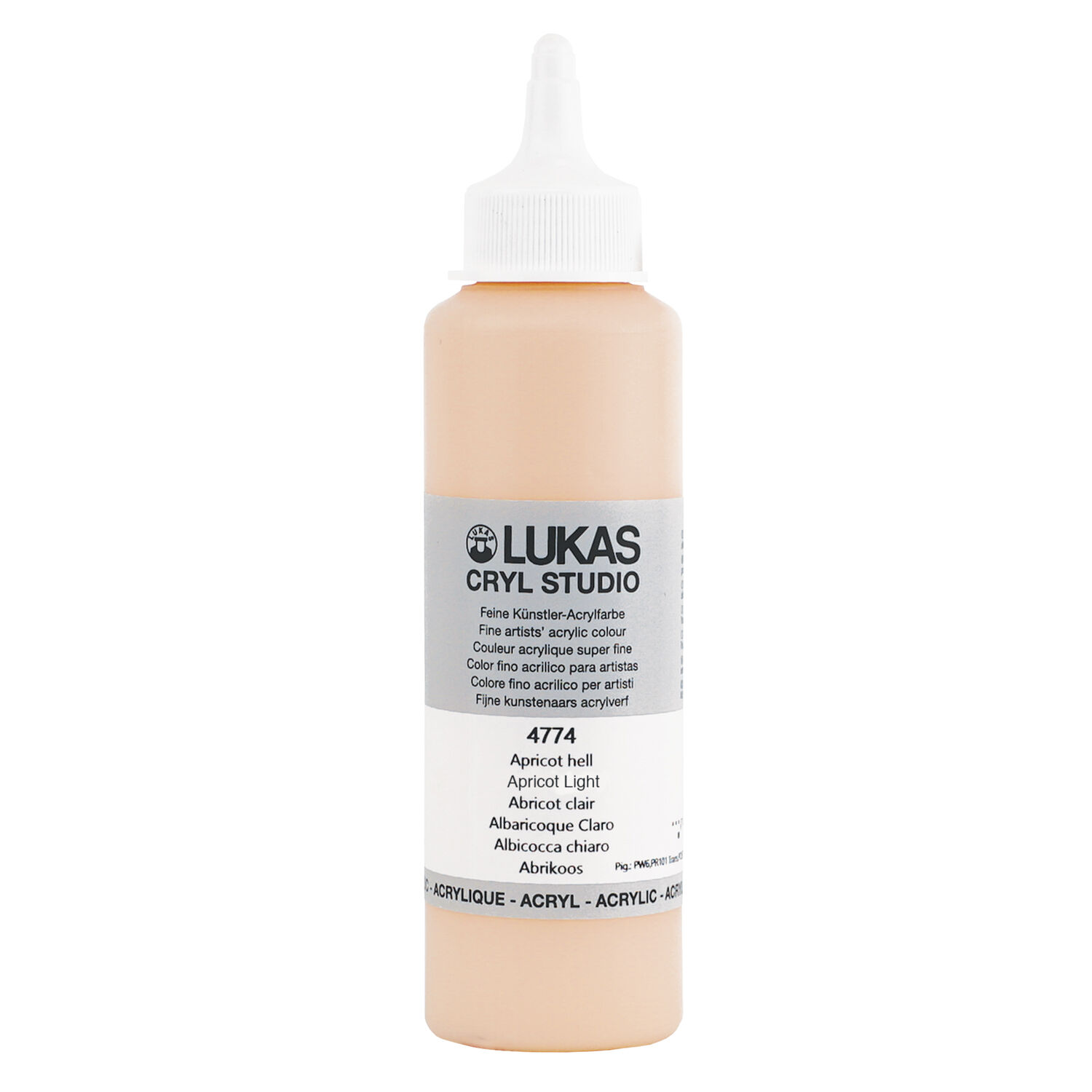NEU LUKAS CRYL STUDIO / Acrylfarbe, 250 ml, Apricot hell
