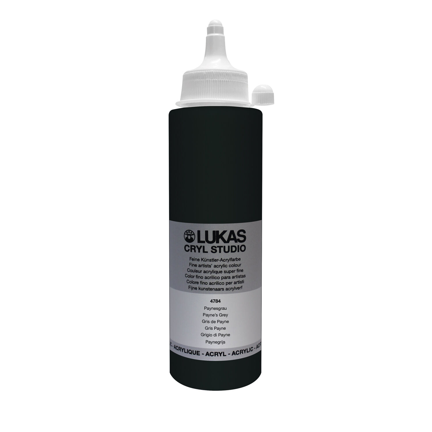 NEU LUKAS CRYL STUDIO / Acrylfarbe, 250 ml, Paynesgrau