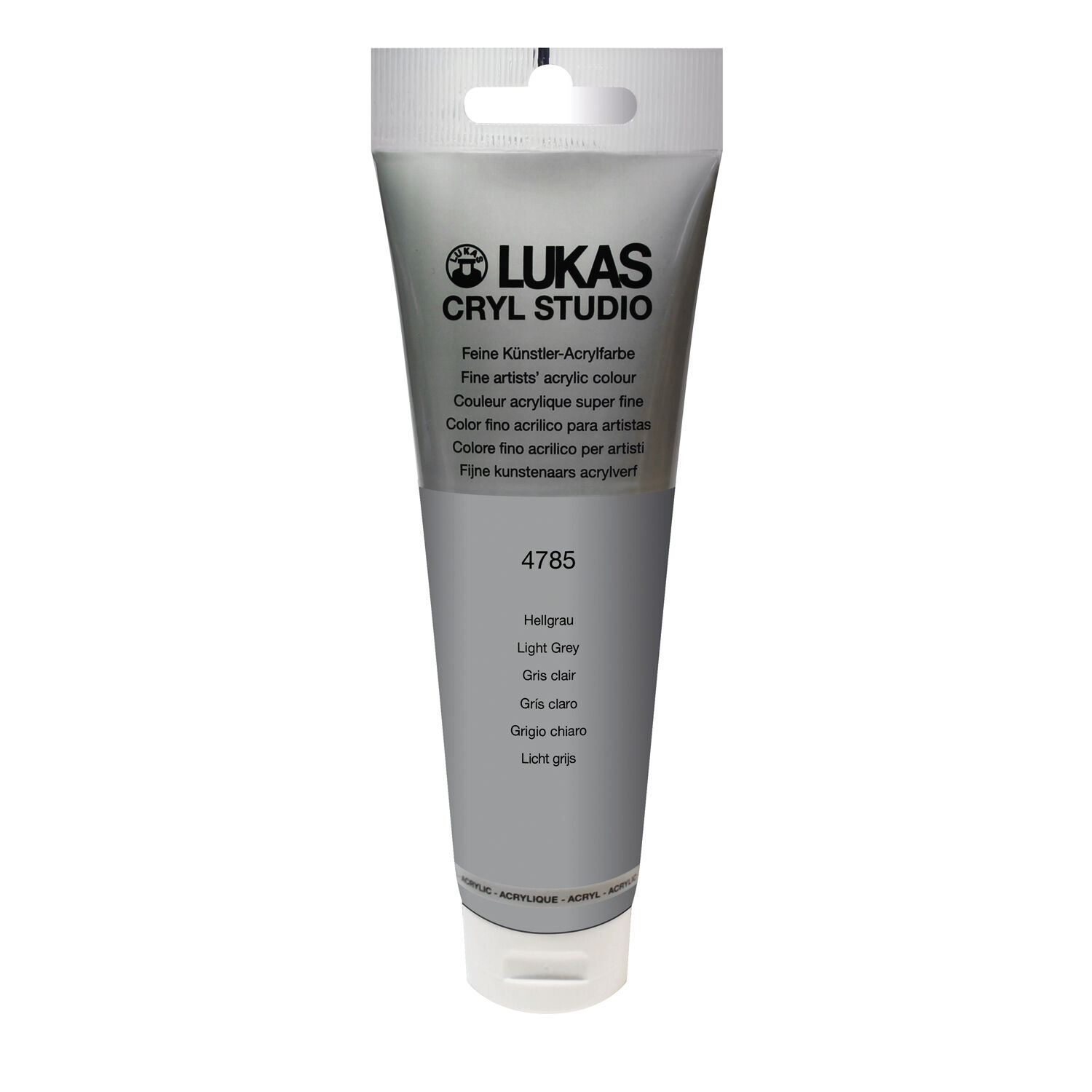 NEU LUKAS CRYL STUDIO / Acrylfarbe, 125 ml, Hellgrau