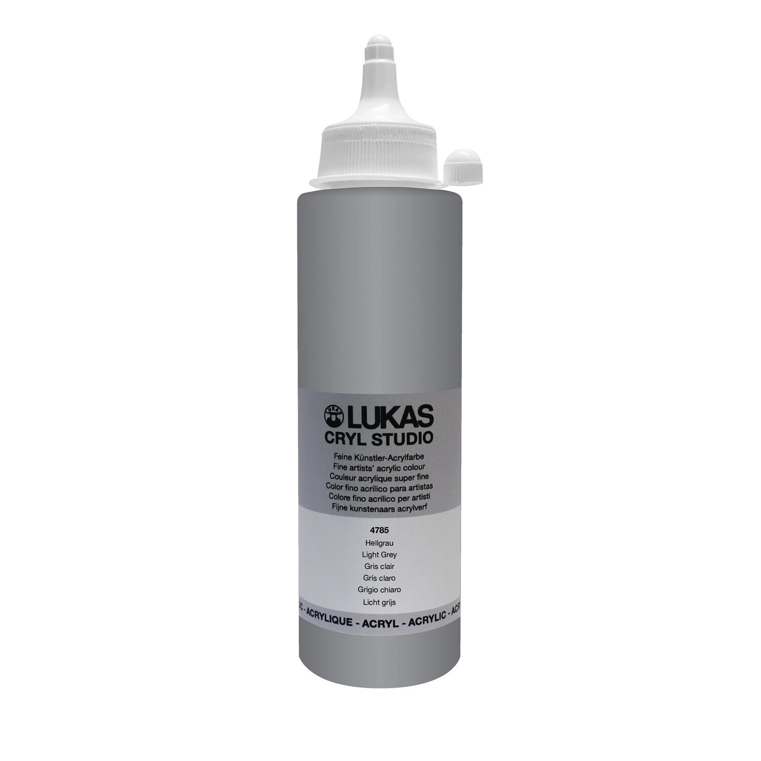 NEU LUKAS CRYL STUDIO / Acrylfarbe, 250 ml, Hellgrau