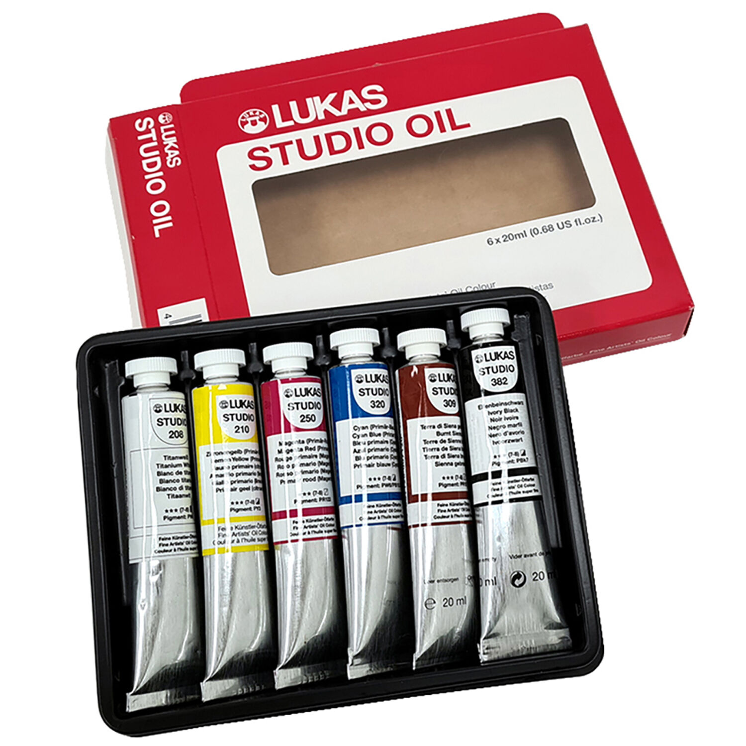 NEU LUKAS STUDIO OIL / lmalfarben Set, 6 x 20 ml Bild 2