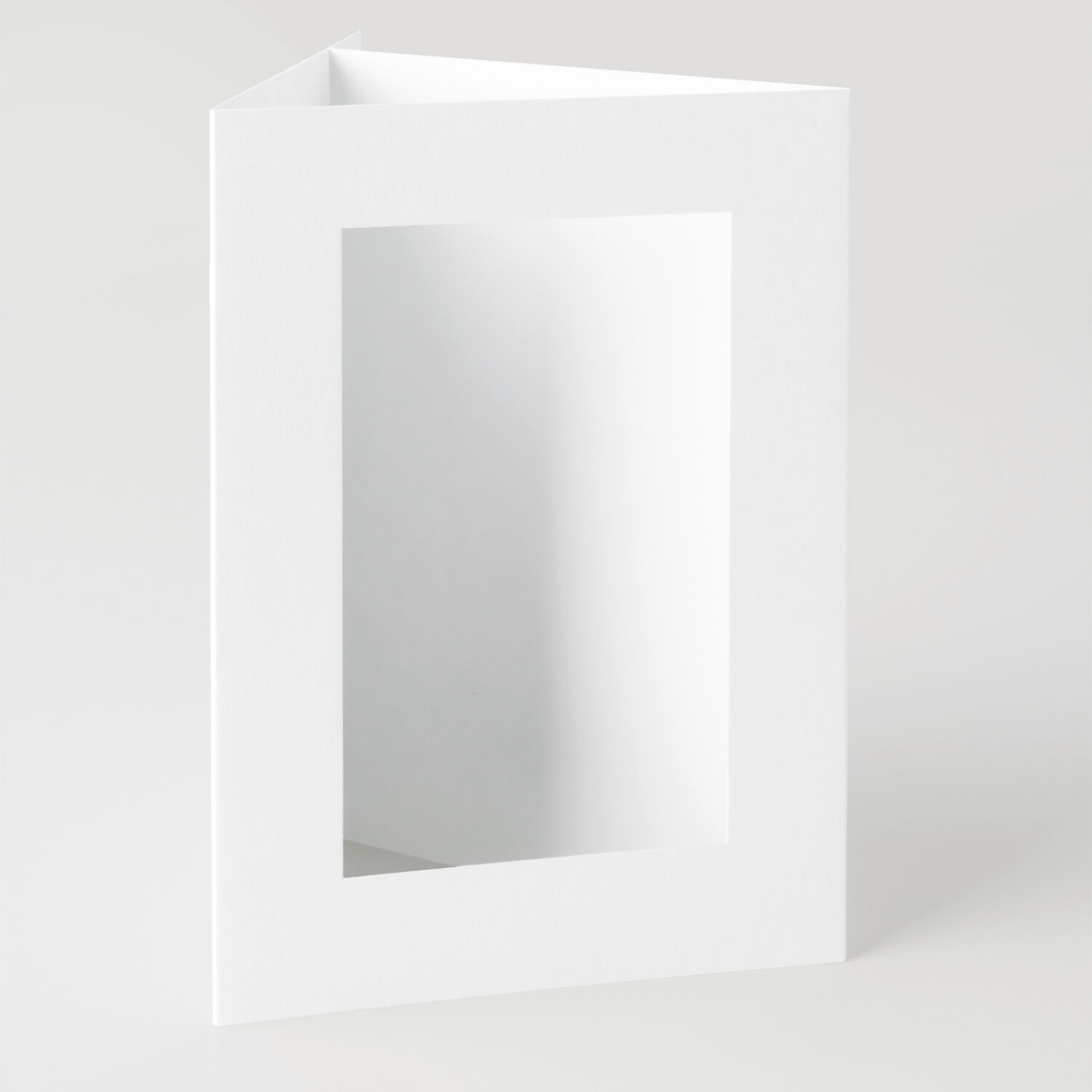 Passepartoutkarten & Umschl. 'rechteckig', wei� Bild 4