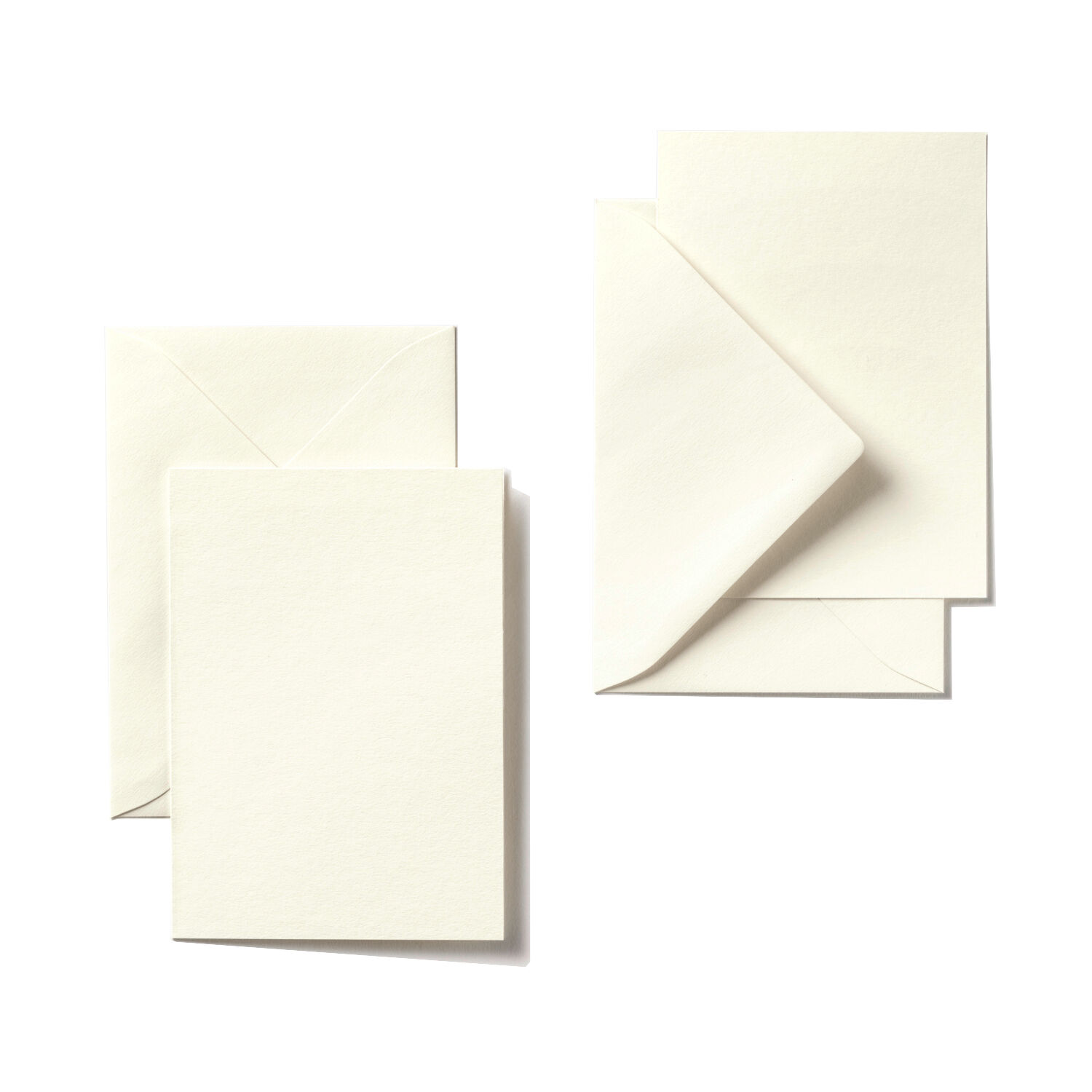 Doppelkarten & Umschl�ge, Standardformat perlwei�