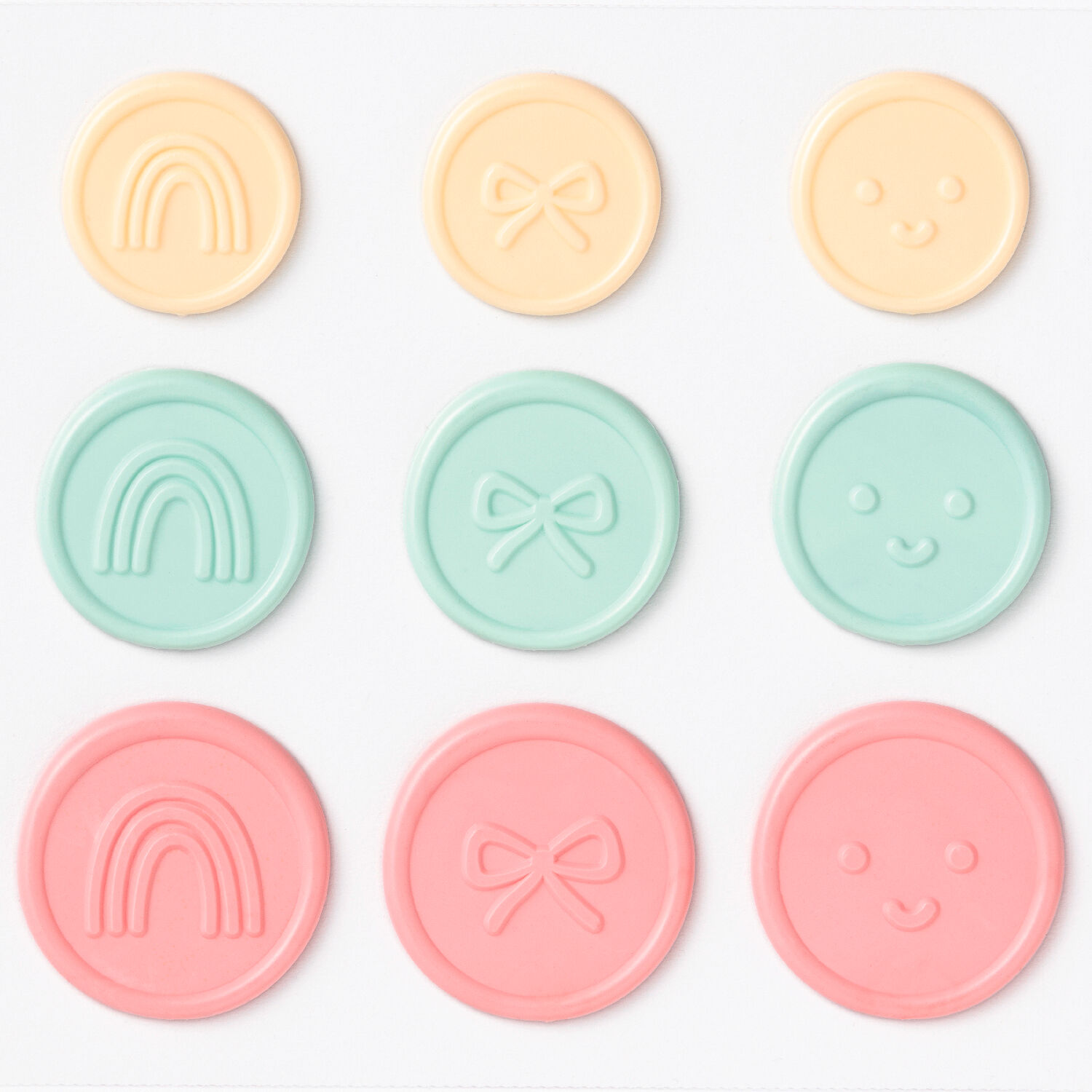 Wachs-Siegel Sticker Candy, 9 Stck sortiert Bild 2