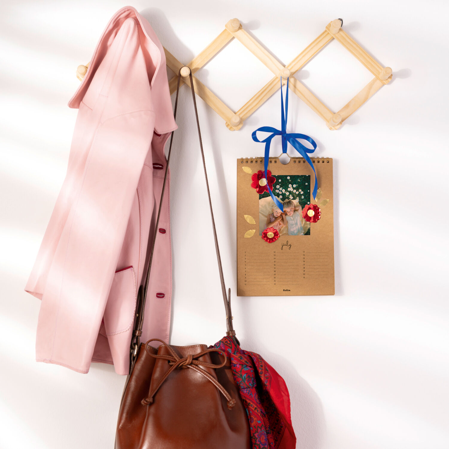 DIY Fotokalender, kraft, 200g/m�, 17x24cm Bild 4