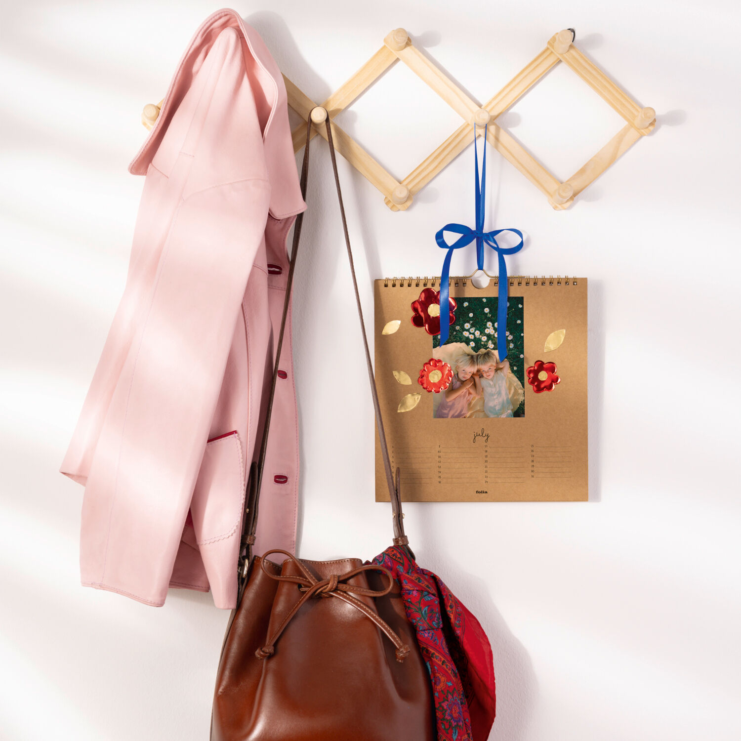 DIY Fotokalender, kraft, 200g/m�, 23x23cm Bild 4