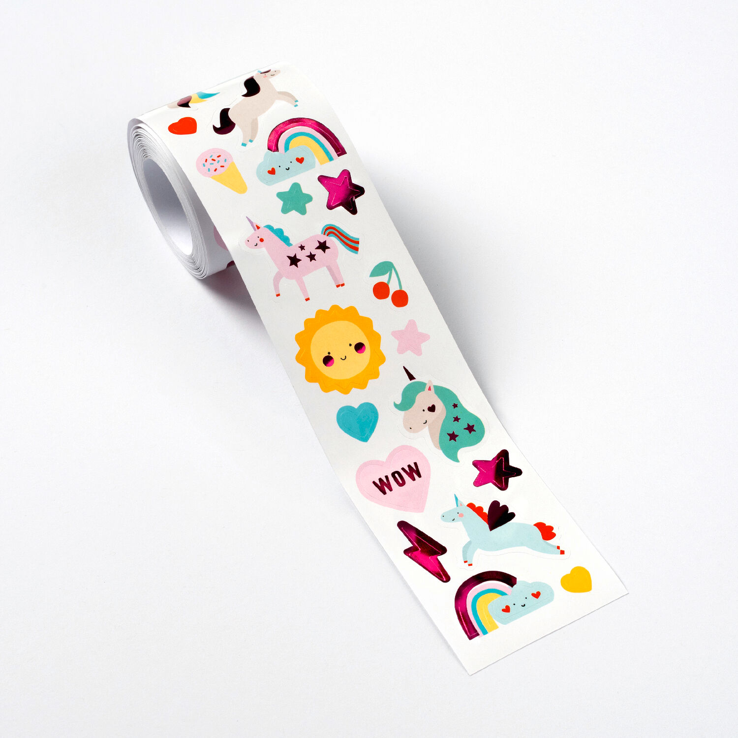 Stickerrolle Einhorn, 4m, 352 Sticker Bild 2