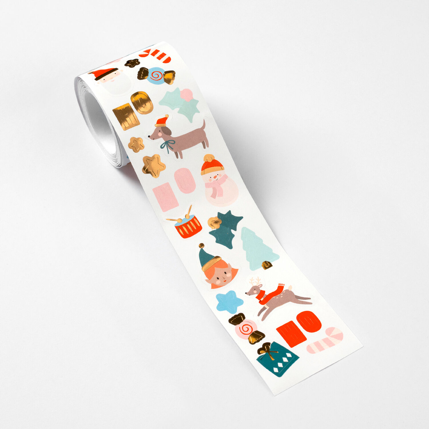 Stickerrolle Winter, 4m, 464 Sticker Bild 2