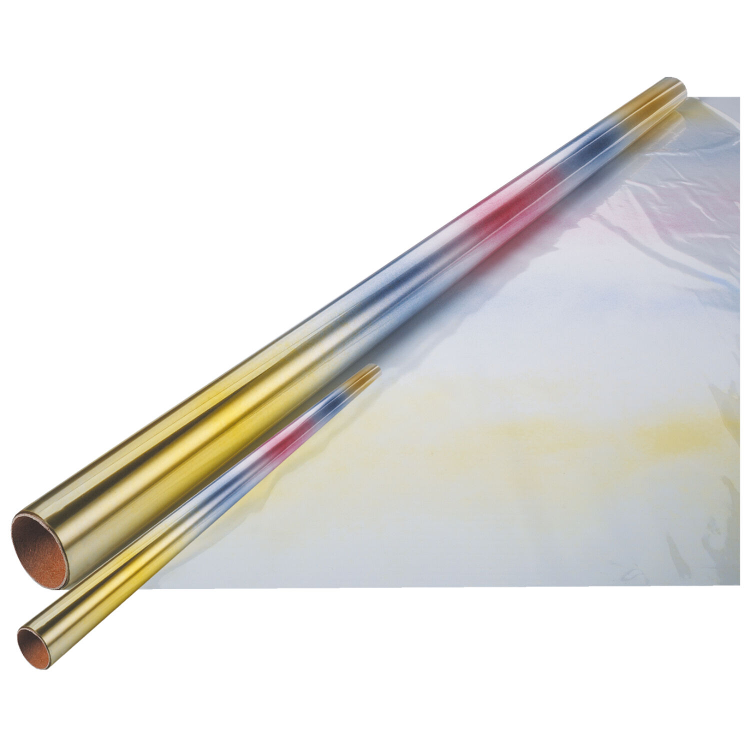NEU Geschenkfolie Rainbow / Farbverlauf Regenbogen, 75 cm x 5 m Bild 3