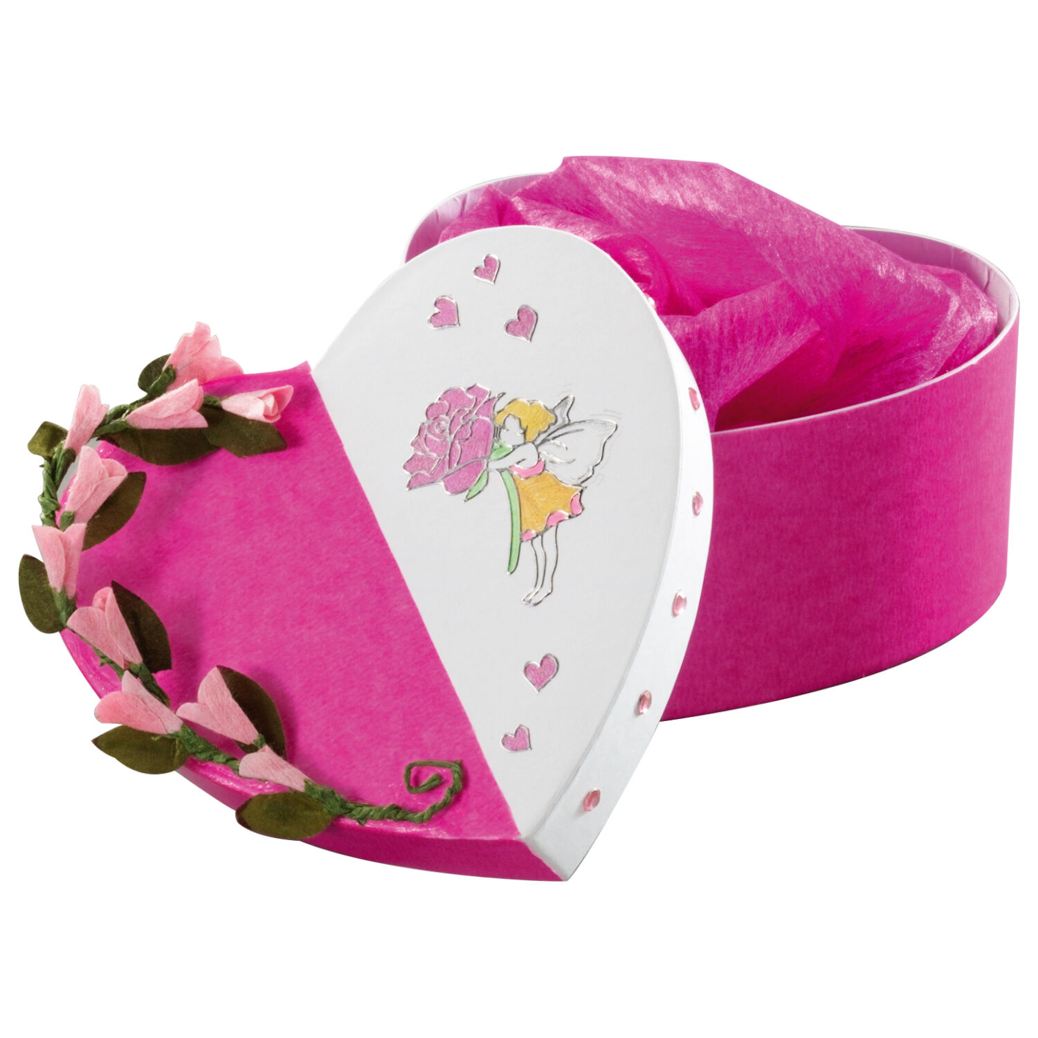 Geschenkboxen-Set 12 tlg. Herz, wei, PREISHIT Bild 3