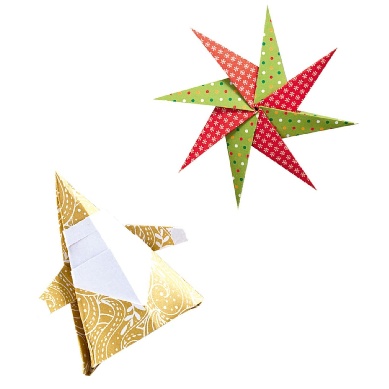 Faltbltter Weihnachten, 50 Blatt, 10 x 10 cm Bild 2