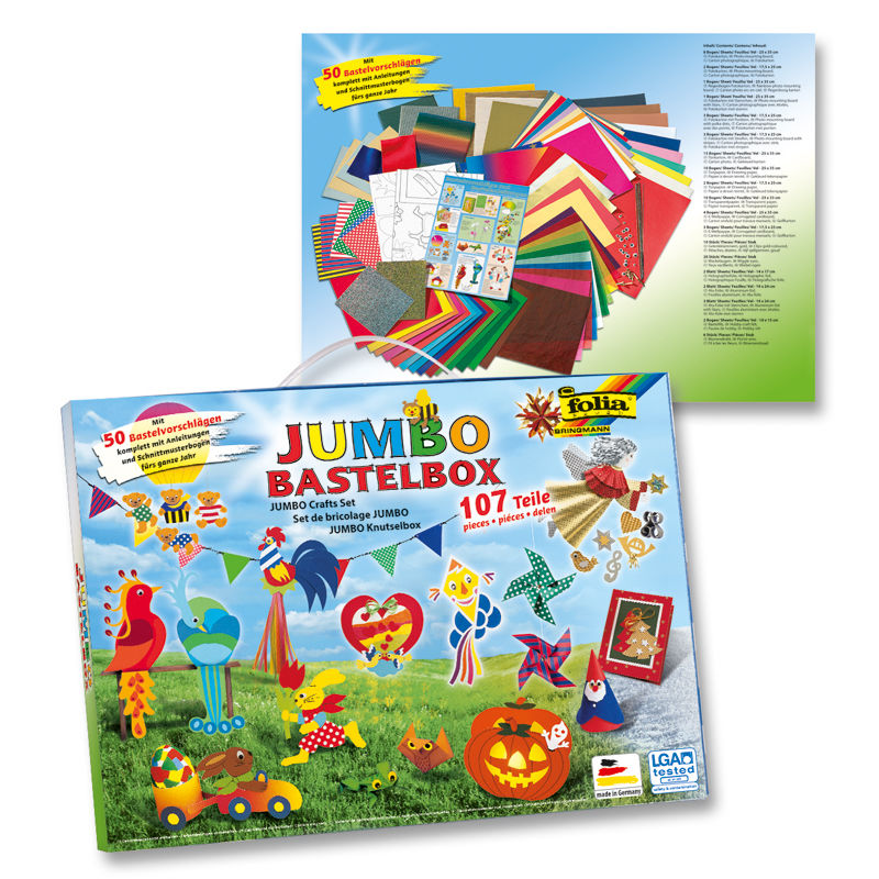 Jumbo Bastelbox, 107-teilig