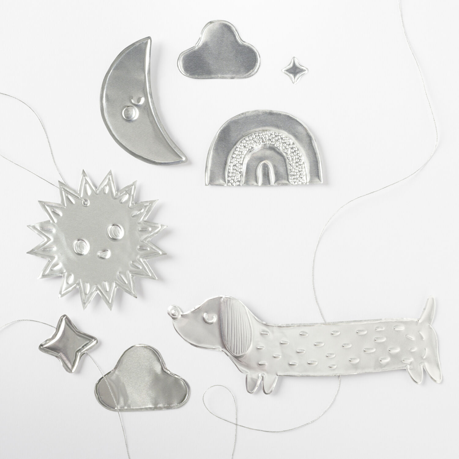 Prgefolie, 3 Bogen, 19x30cm, silber Bild 3