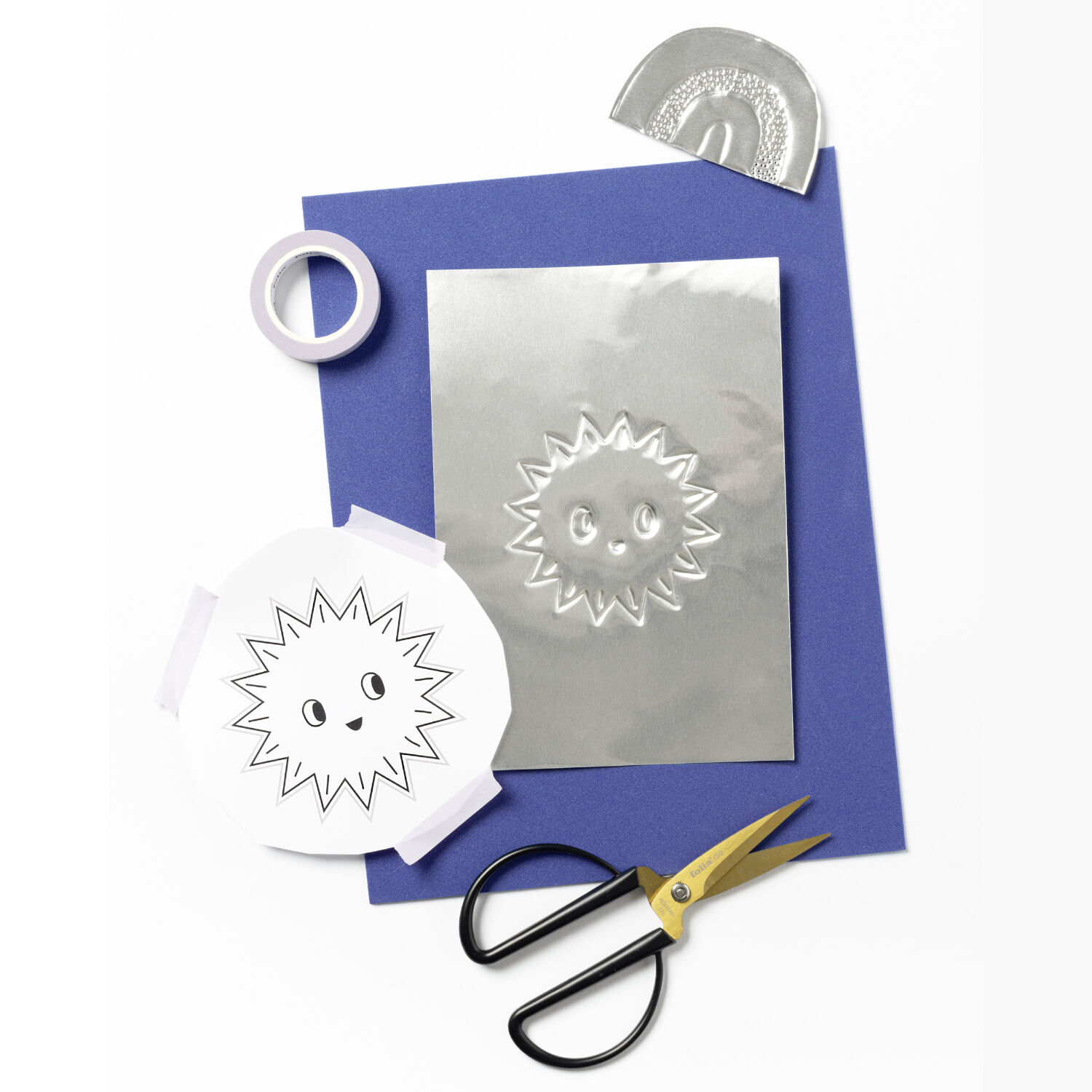 Prgefolie, 3 Bogen, 19x30cm, silber Bild 4