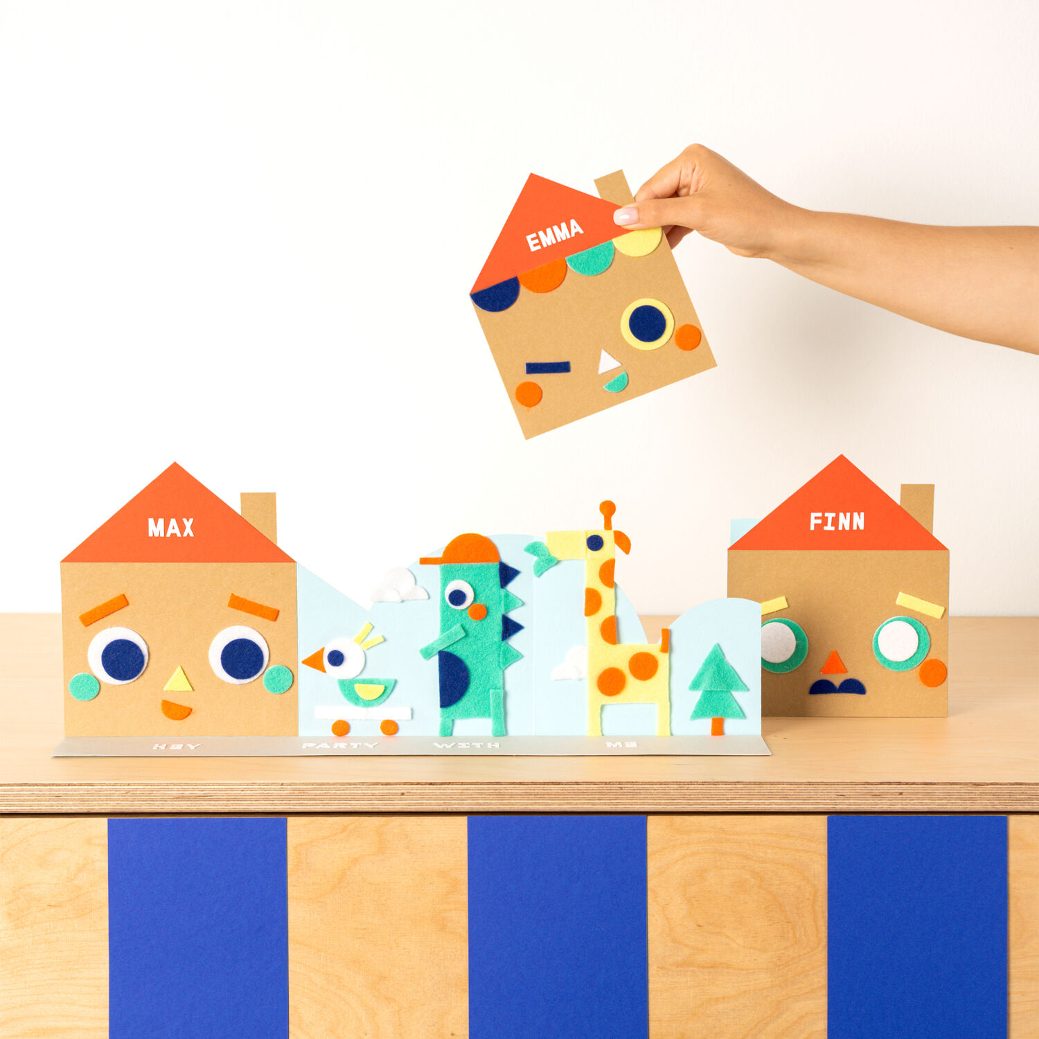 Filz-Sticker FORMEN, 245 Teile selbstklebend, farbig sortiert Bild 5