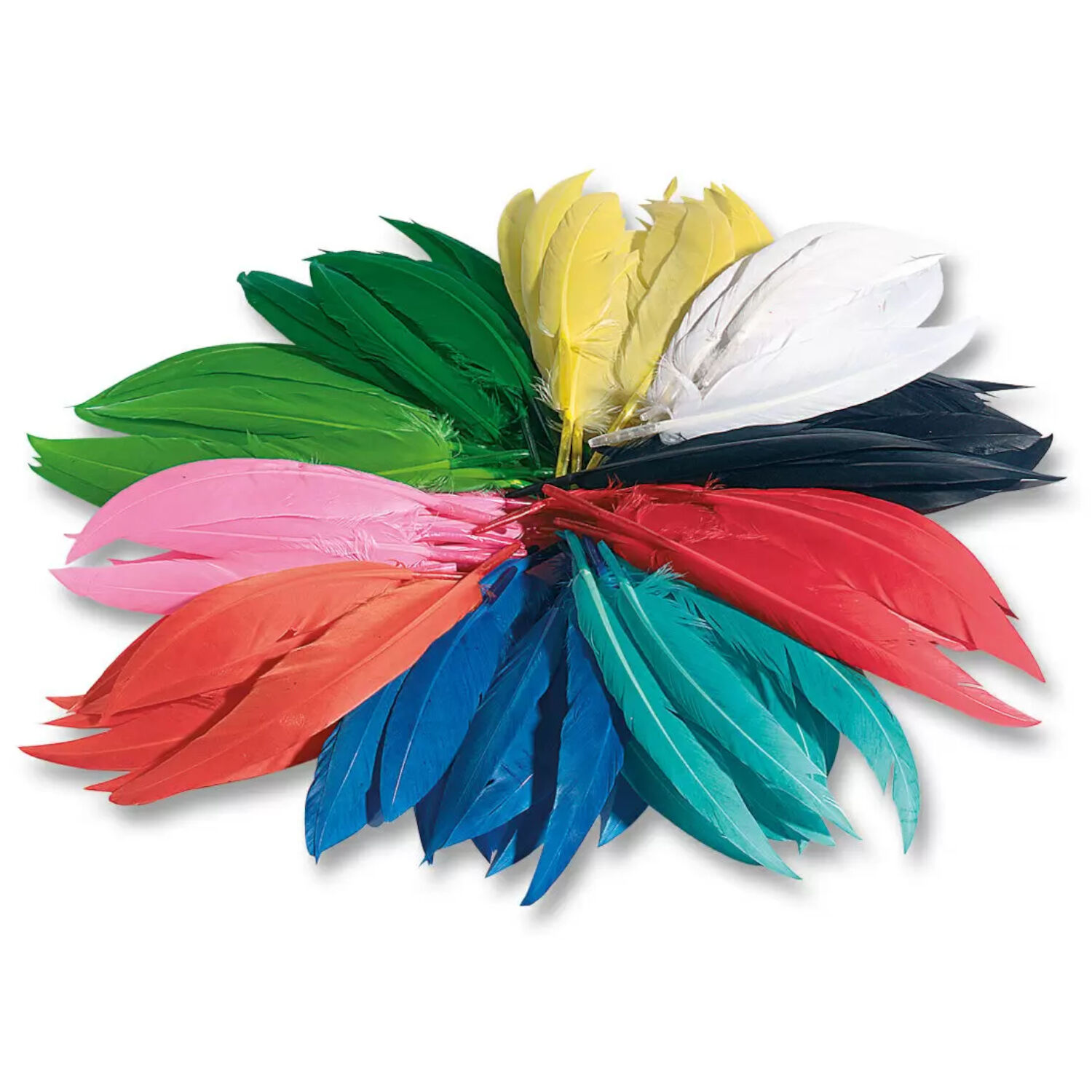 Indianer-Federn, 100g, mehrere 100 Stck SPAR-PACK