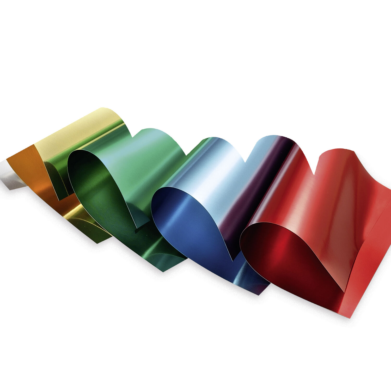 Alu-Bastelkarton Mix, DIN A4, 300g/qm, 5 Bogen sortiert Bild 2