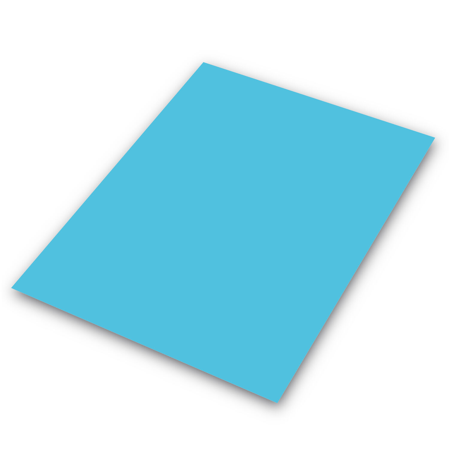Color-Bastelkarton, Einzelbogen, 220 g/qm, 50x70 cm, Himmelblau