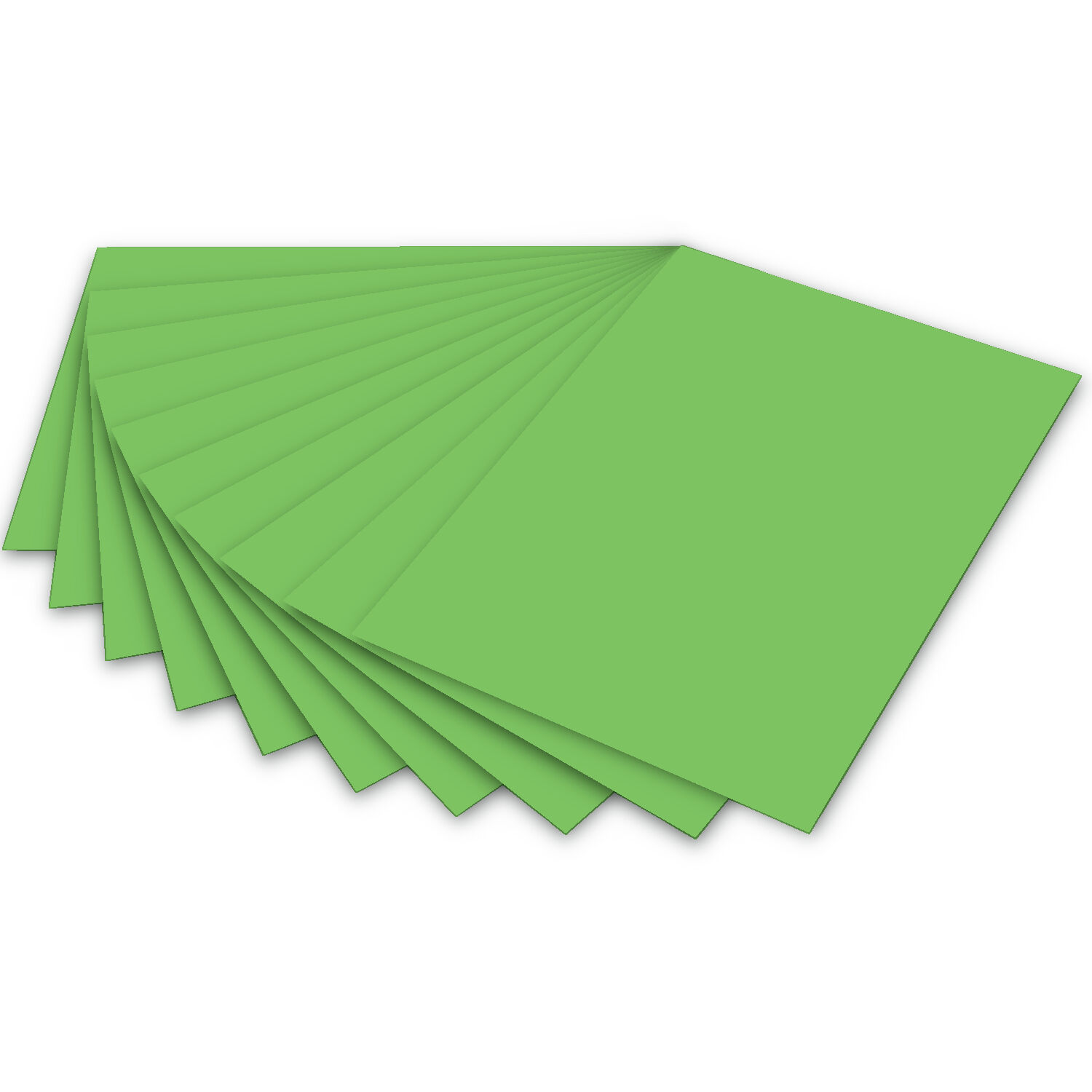 Color-Bastelkarton, 100 Blatt, 220 g/qm, DIN A4, Hellgrn