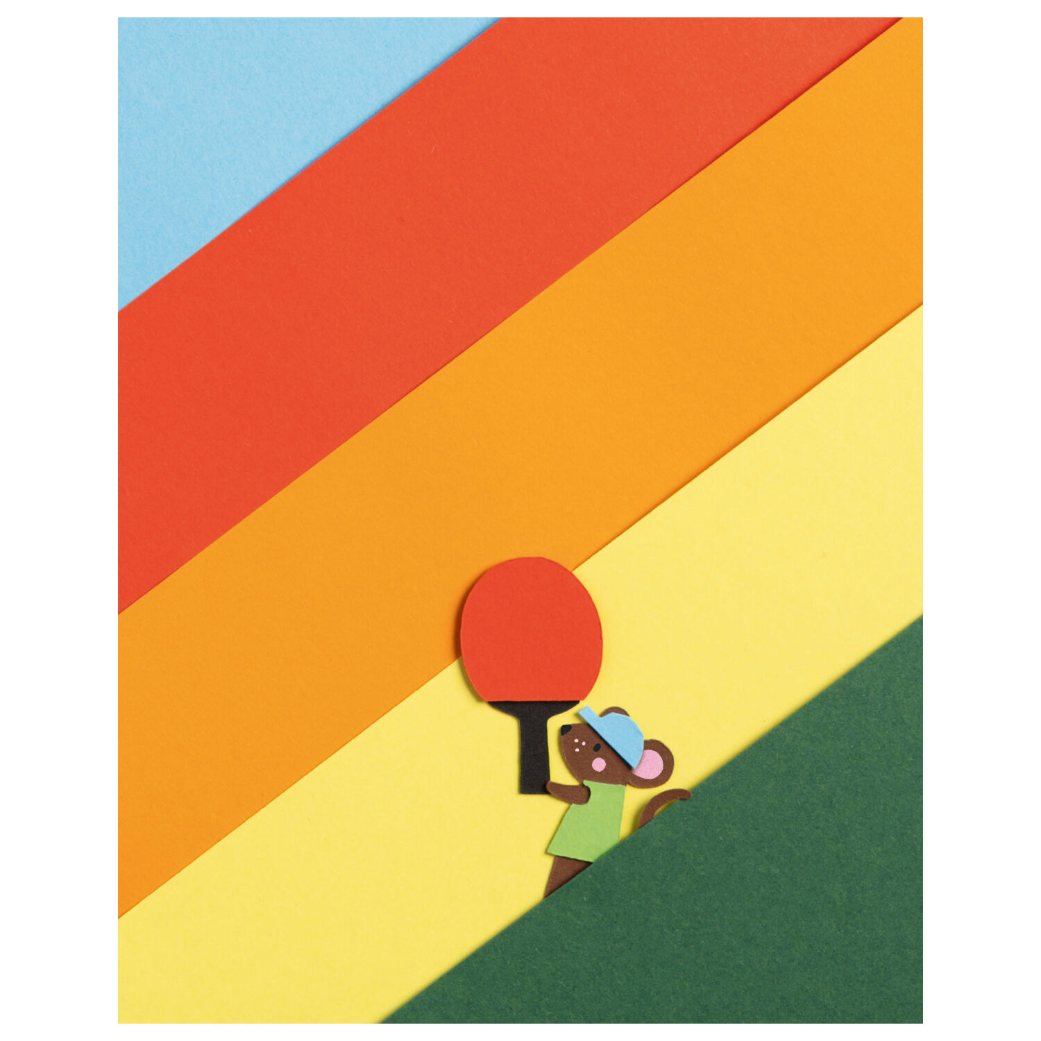 Papier Block BASIC, 130 & 300g/m�, DIN A6, 60 Blatt, 10 Farben sortiert Bild 3