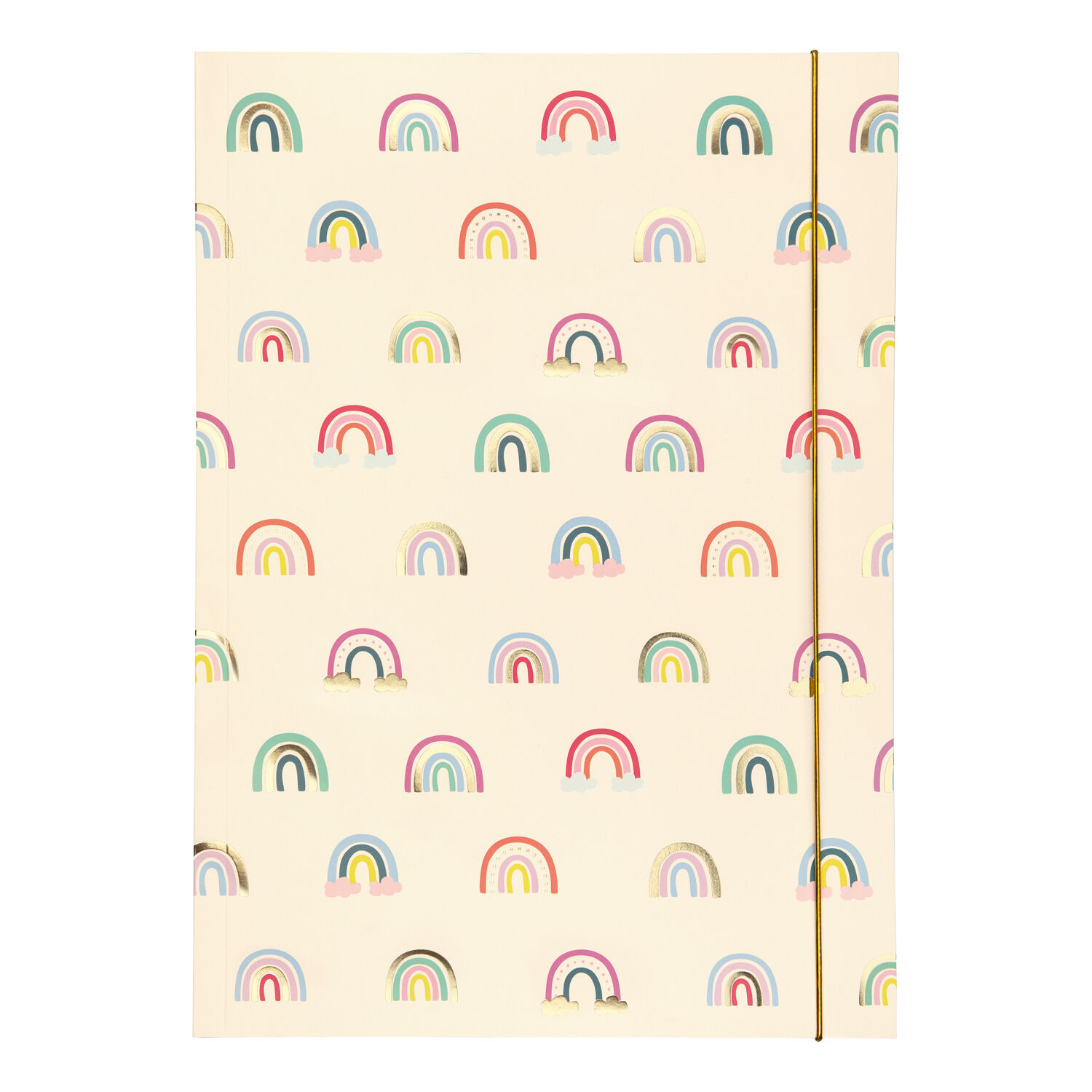 Sammelmappe mit Gummiband, A3, 1 Mappe, HOTFOIL RAINBOWS / Regenbogen