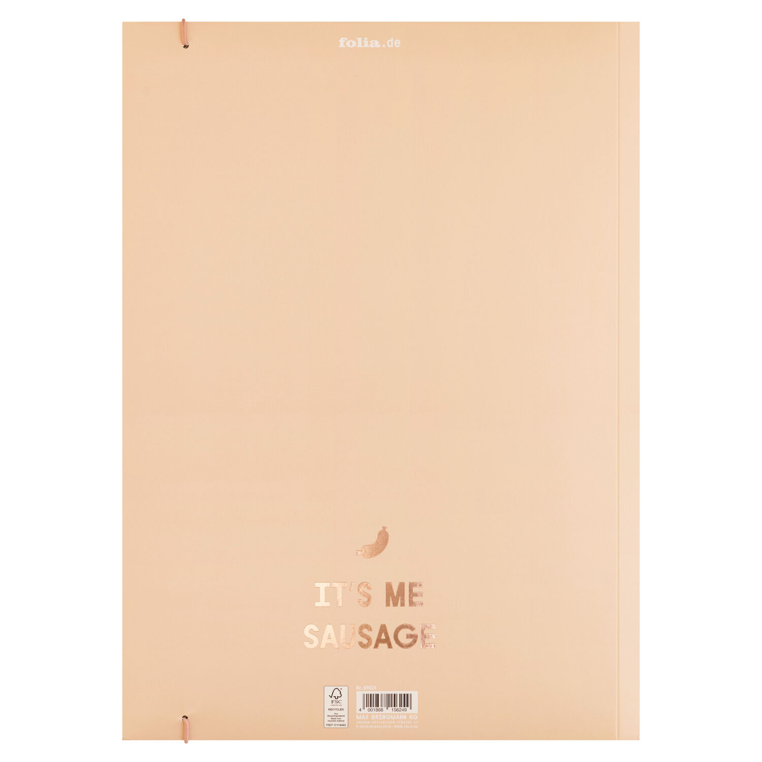Sammelmappe mit Gummiband, DIN A3, 1 Mappe, Hotfoil, It's me sausage / Dackel Bild 2