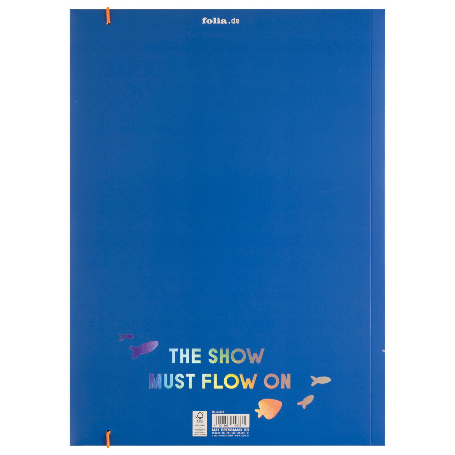 Sammelmappe mit Gummiband, DIN A3, 1 Mappe, Hotfoil, Sea you / Unterwasser-Band Bild 2