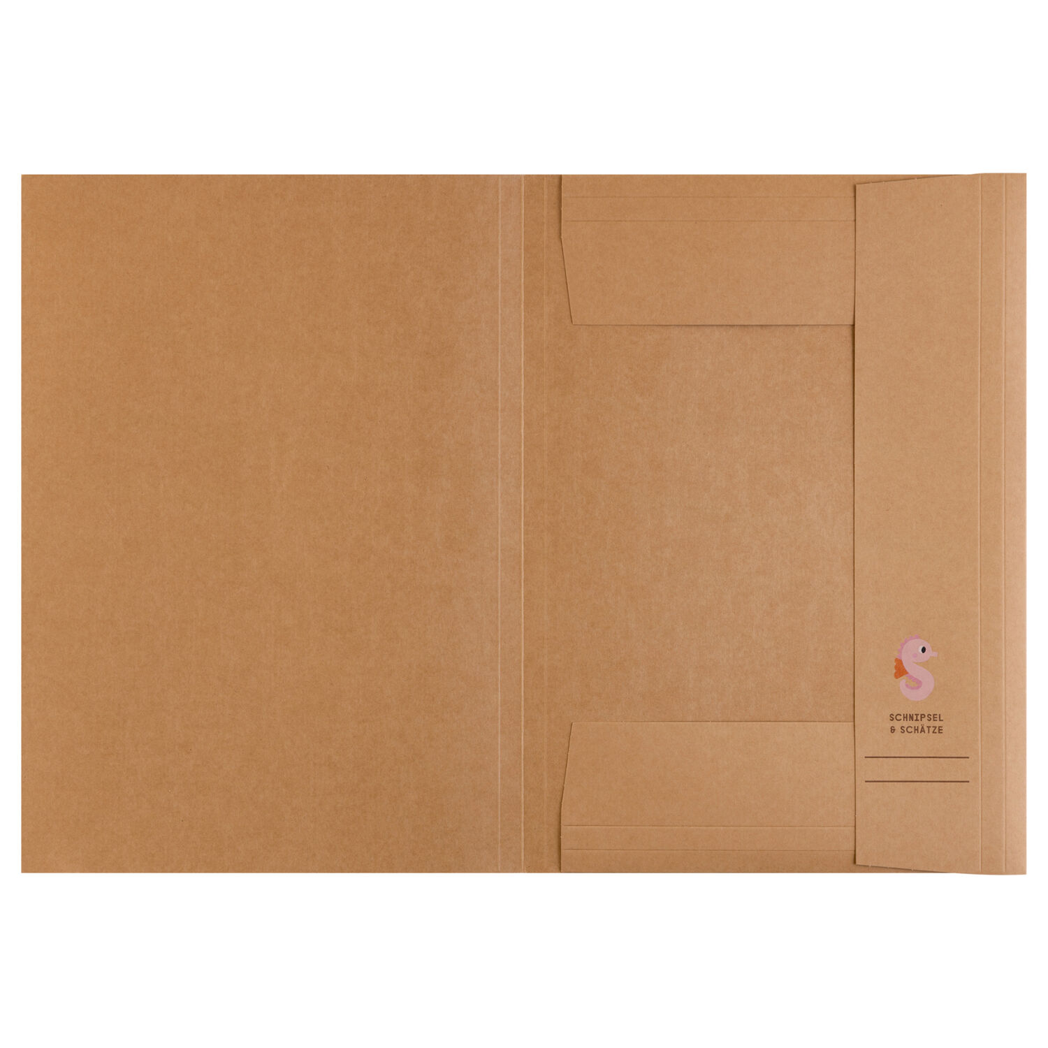 Sammelmappe mit Gummiband, DIN A3, 1 Mappe, Kraftkarton, ABC Bild 3