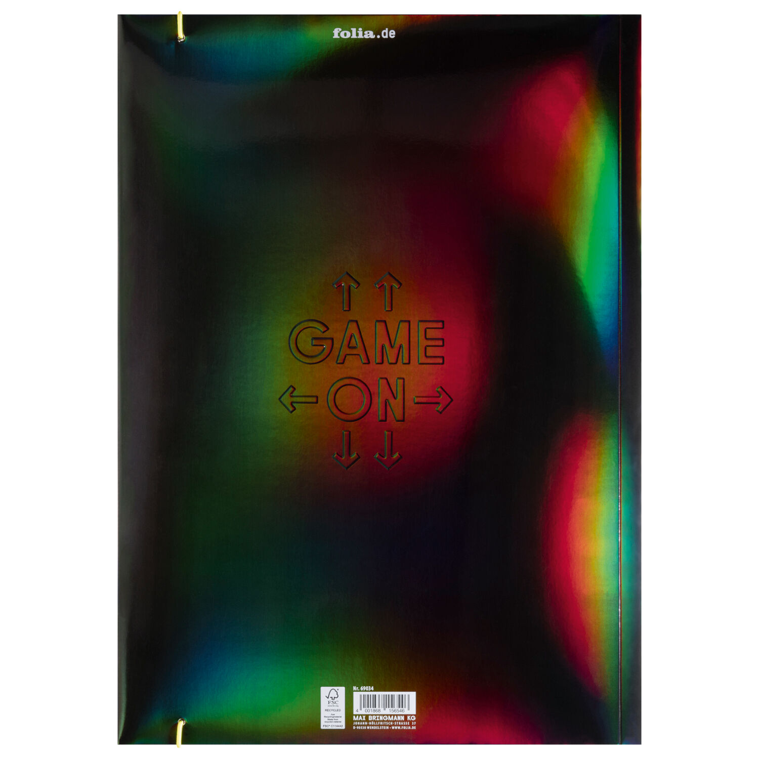 Sammelmappe mit Gummiband, DIN A3, 1 Mappe, Irisierend, Gaming Bild 2