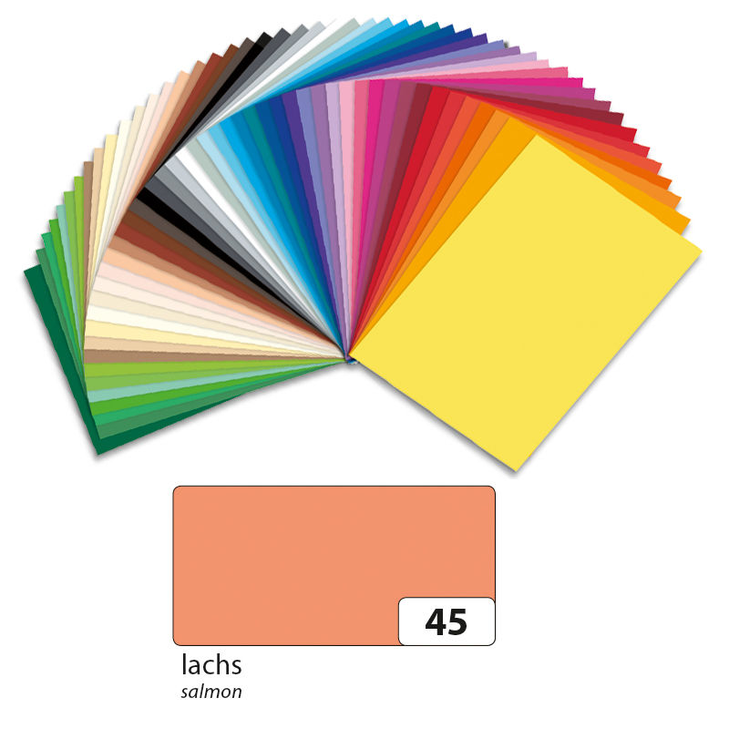 Fotokarton 300g/qm 50x70 cm, Lachs, 1 Bogen