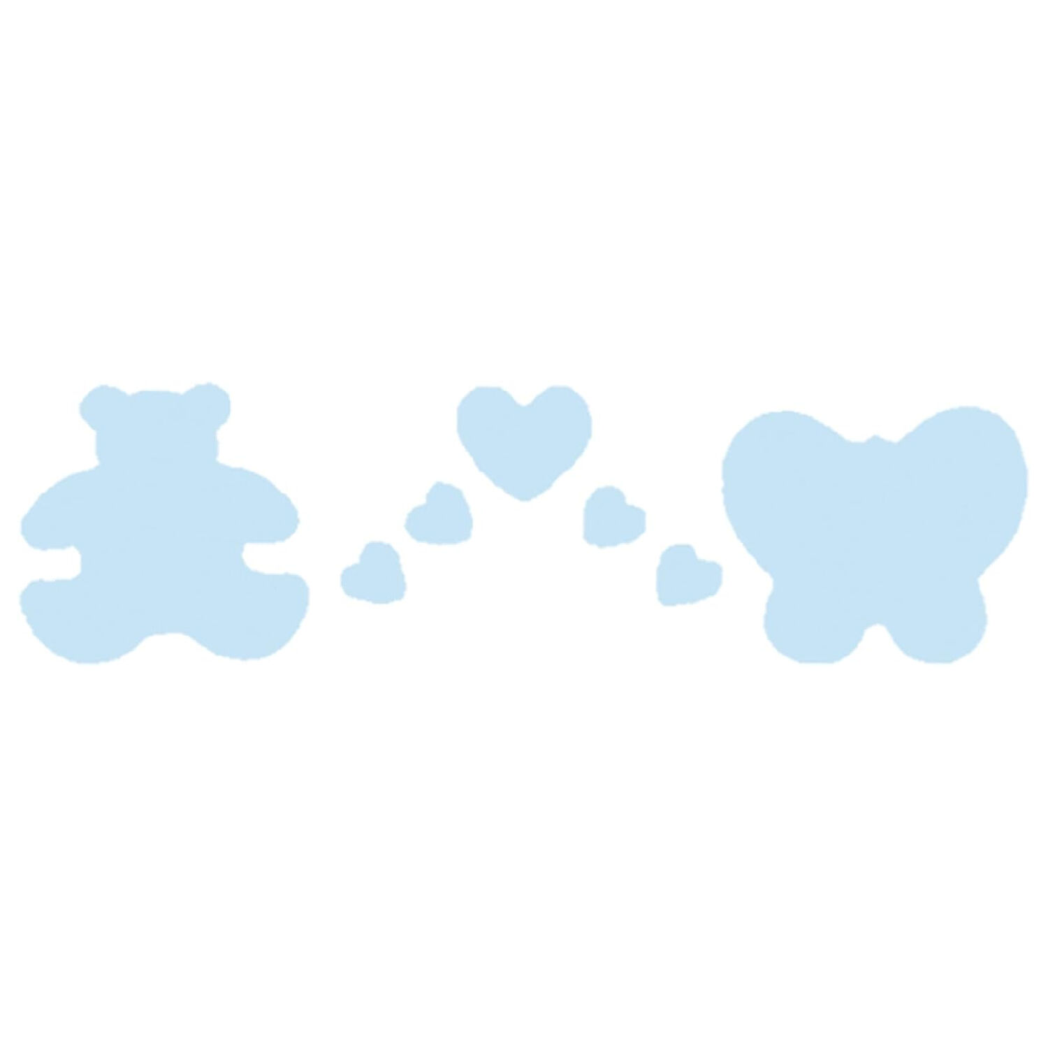 3er-Set Motivprger Teddy, Herzen, Schmetterling Bild 2