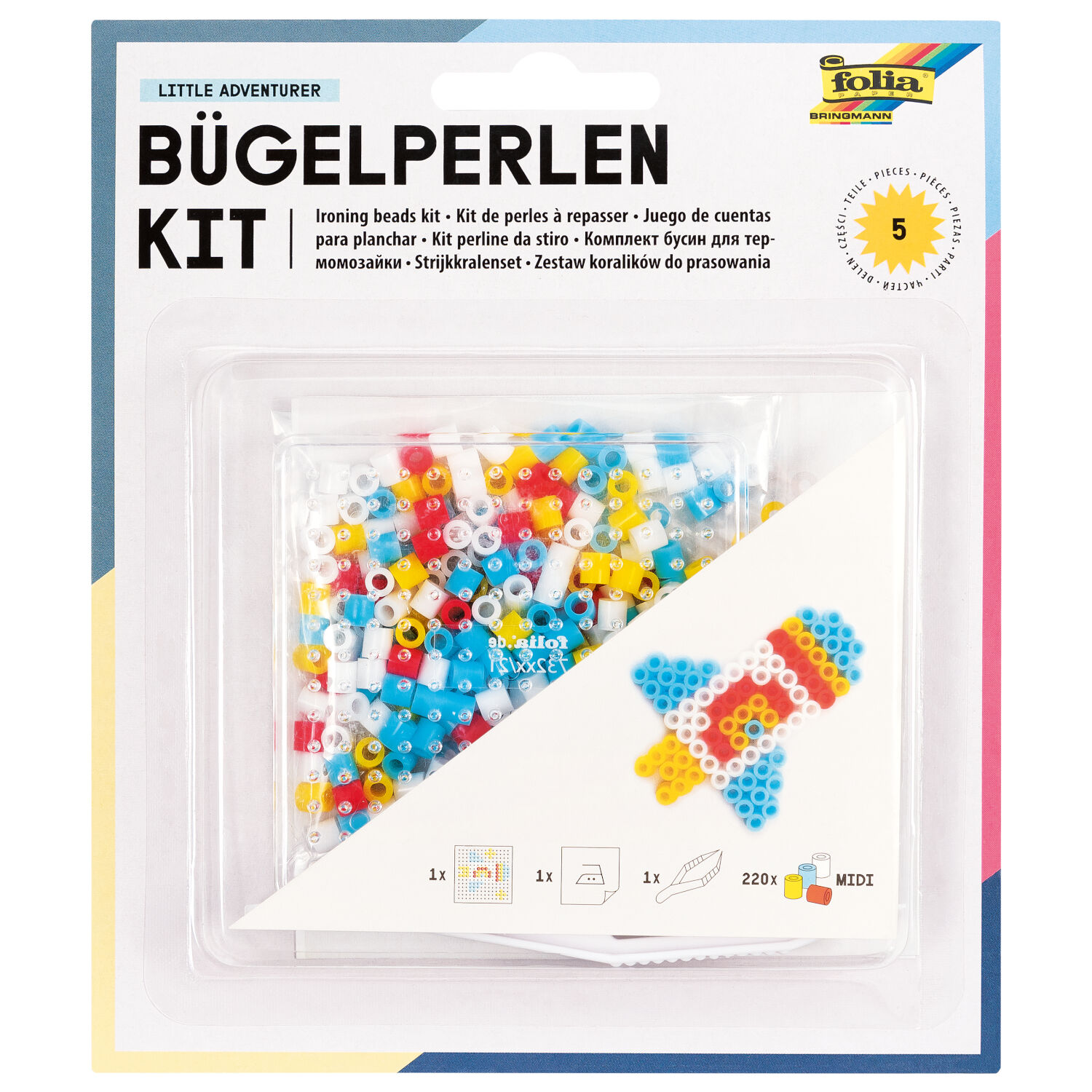 Bgelperlen Starter-Set, KIDS (Quadrat)